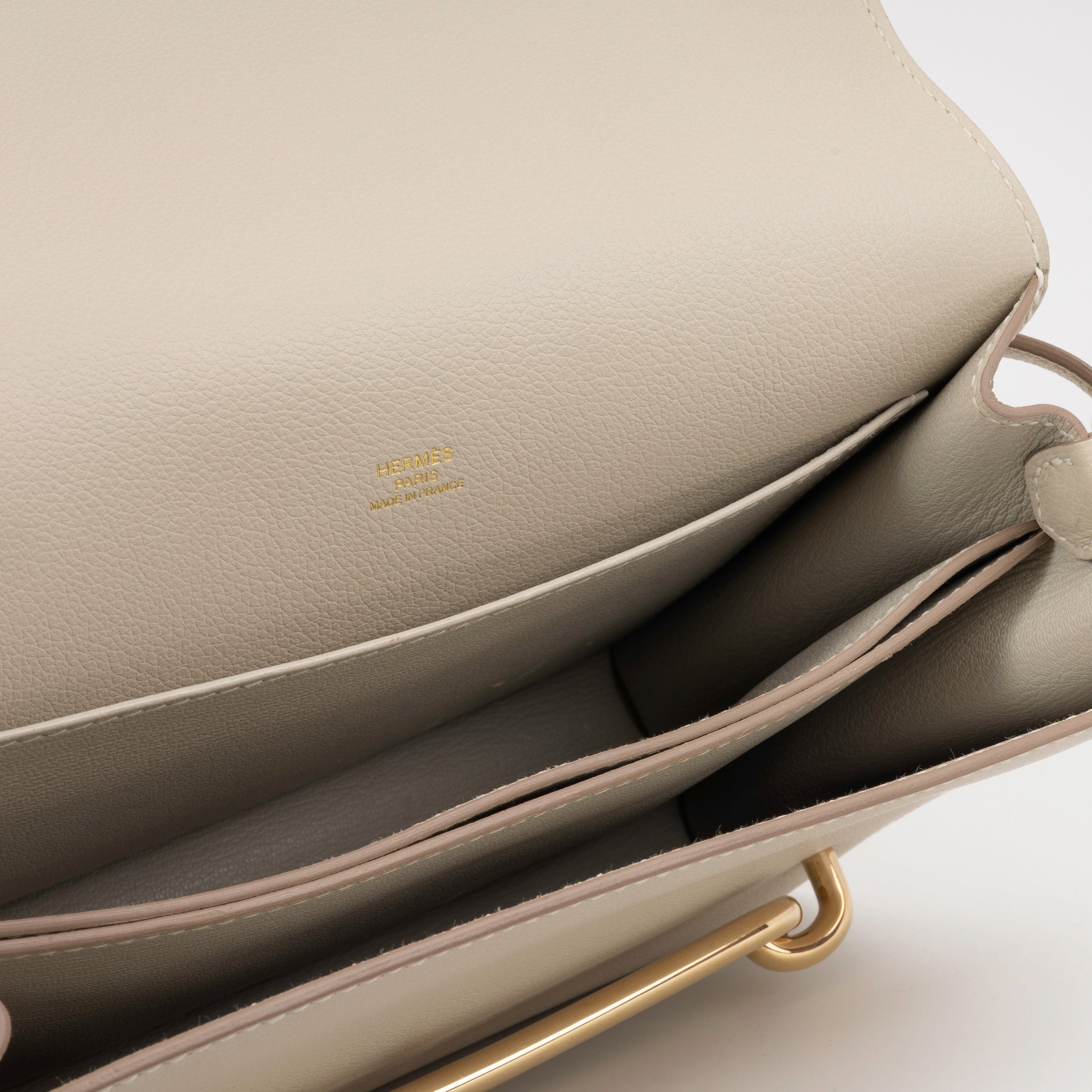 Hermès Roulis 23 - Beton Evercolor | Gold Hardware