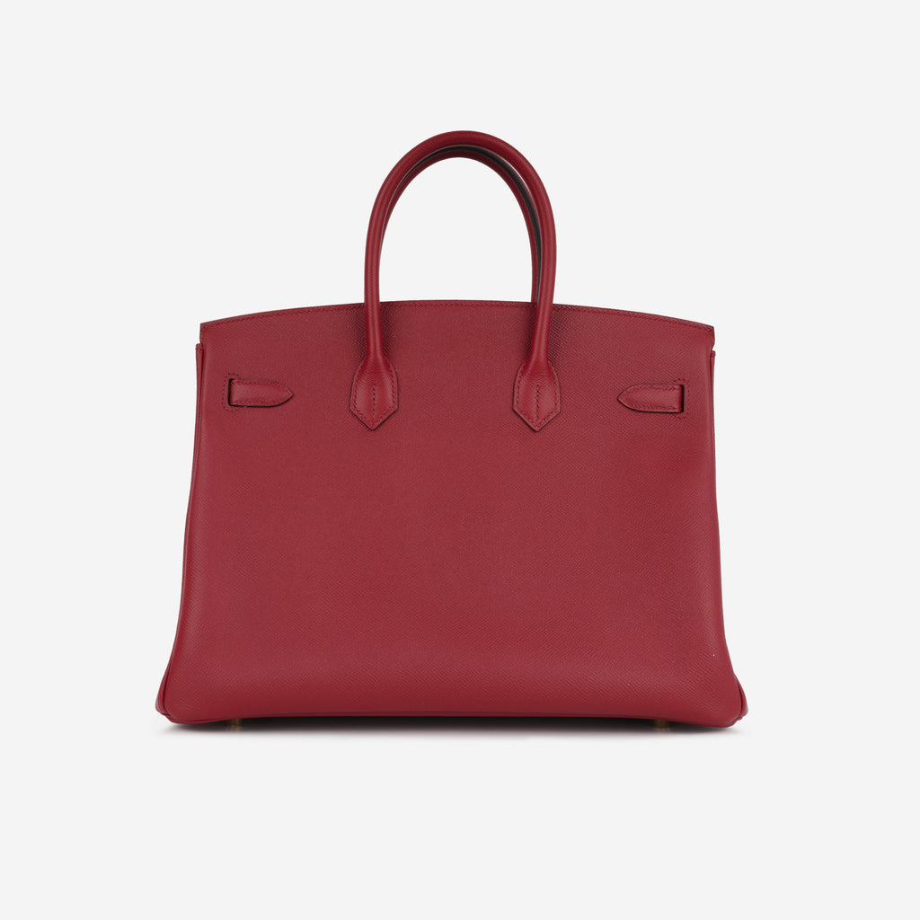 Hermès Birkin 35 - Rouge Grenat Epsom | Gold Hardware