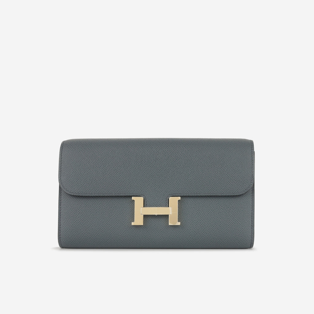 Constance To Go Cavale - Gris Misty Epsom | Permabrass Hardware