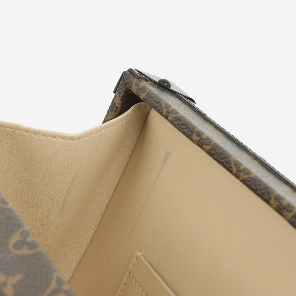 Louis Vuitton Petite Malle - Monogram Canvas / Black Trim | Gold Hardware