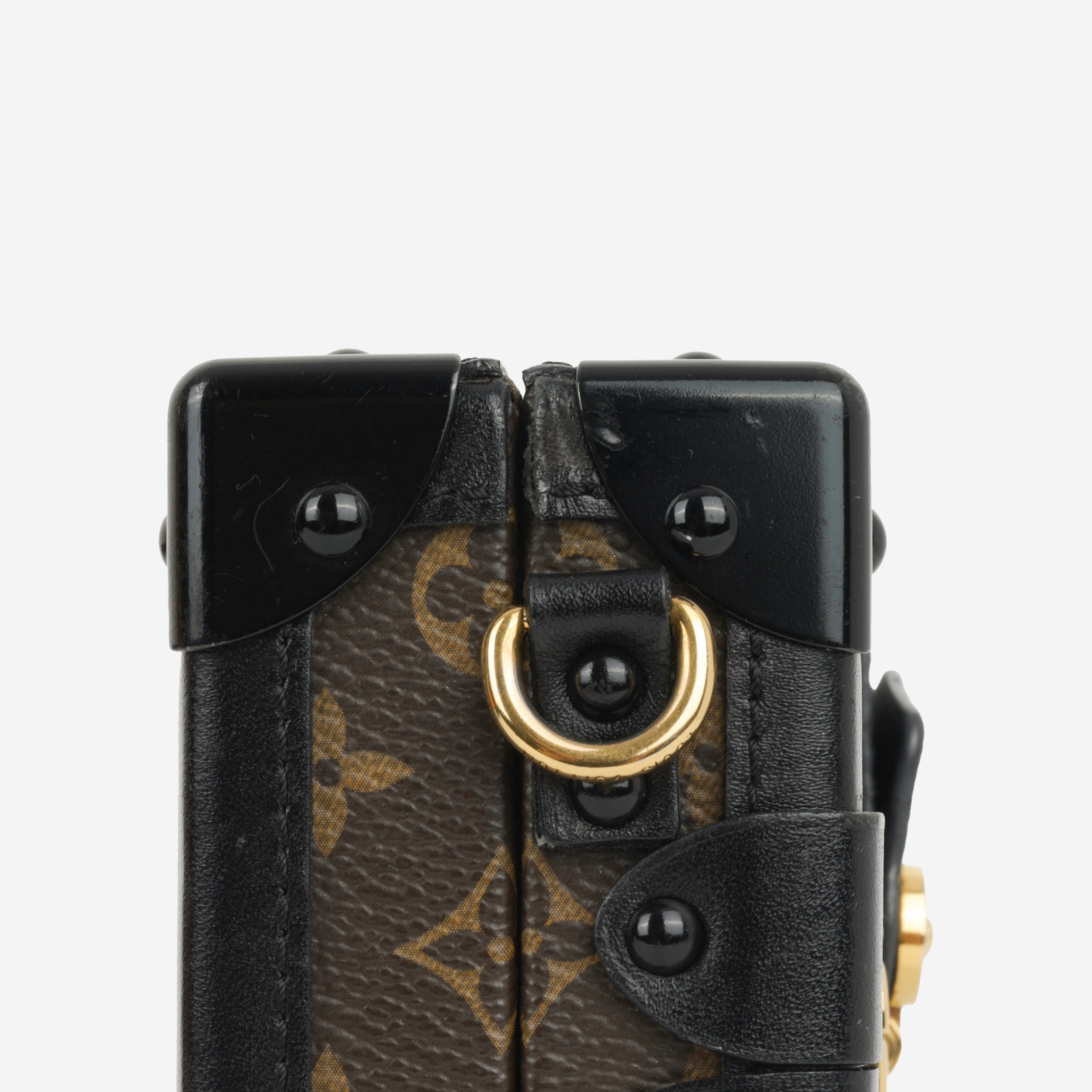 Louis Vuitton Petite Malle - Monogram Canvas / Black Trim | Gold Hardware
