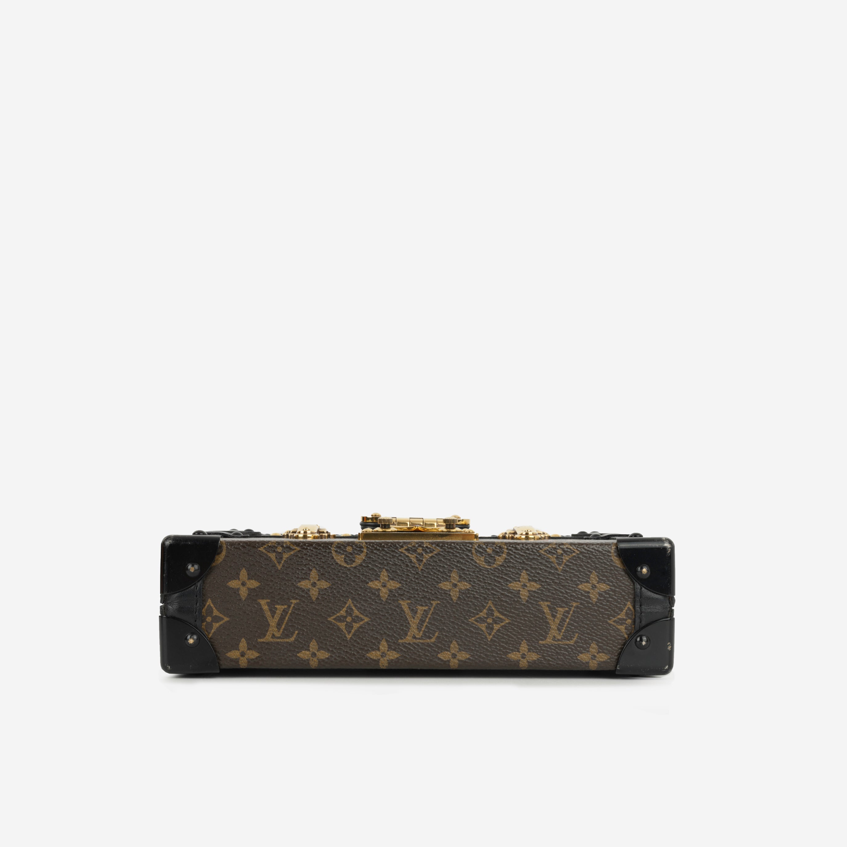 Louis Vuitton Petite Malle - Monogram Canvas / Black Trim | Gold Hardware