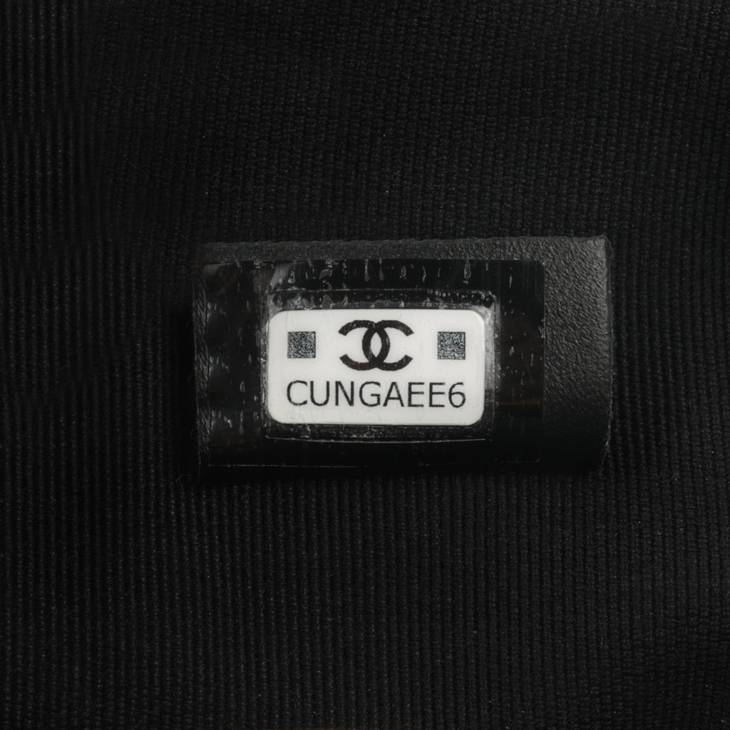 Chanel 24A Bowknot Clutch on Chain- Black Shiny Crumpled Calfskin | Aged Gold Hardware