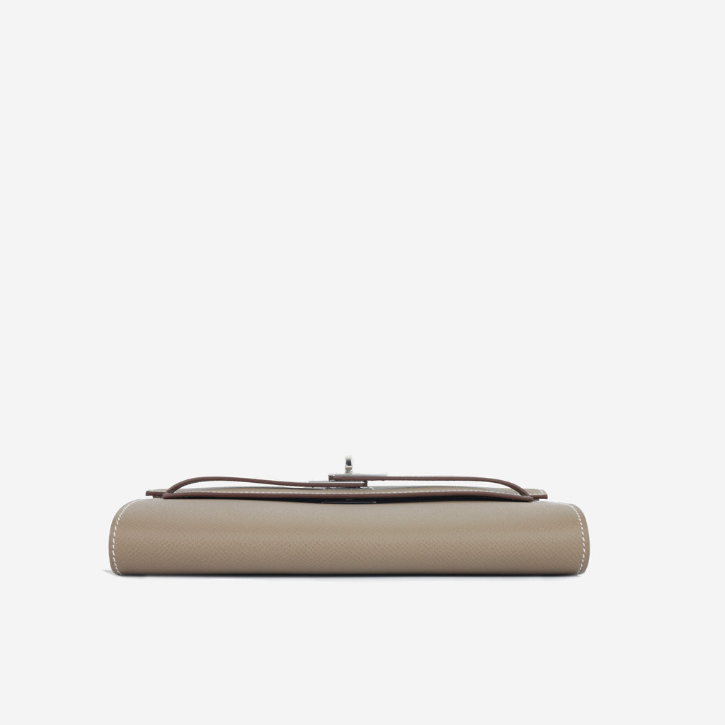 Hermès Kelly To Go Wallet - Etoupe Epsom | Palladium Hardware