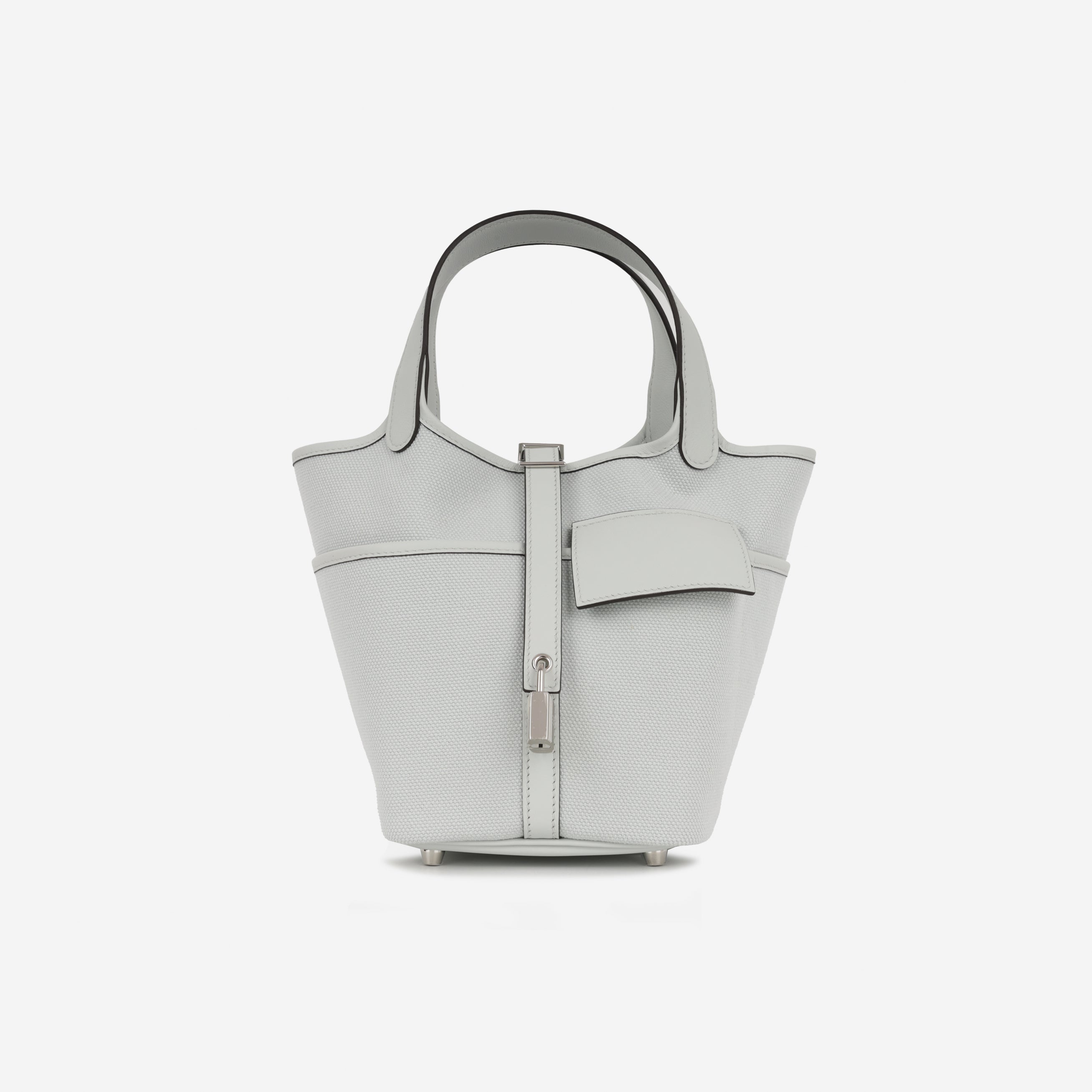 Hermès Picotin 18 Cargo - Gris Platine Canvas / Swift | Palladium Hardware