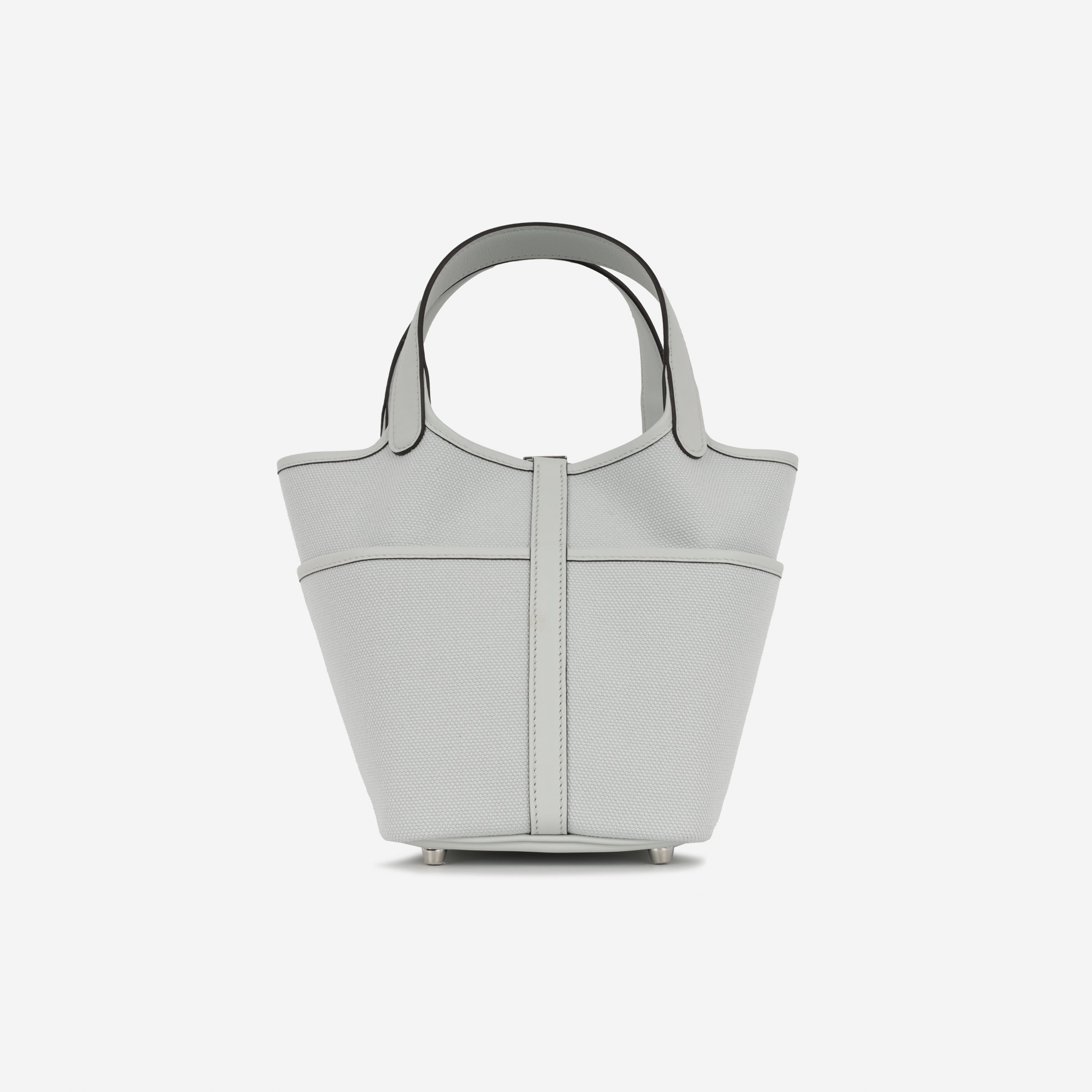 Hermès Picotin 18 Cargo - Gris Platine Canvas / Swift | Palladium Hardware