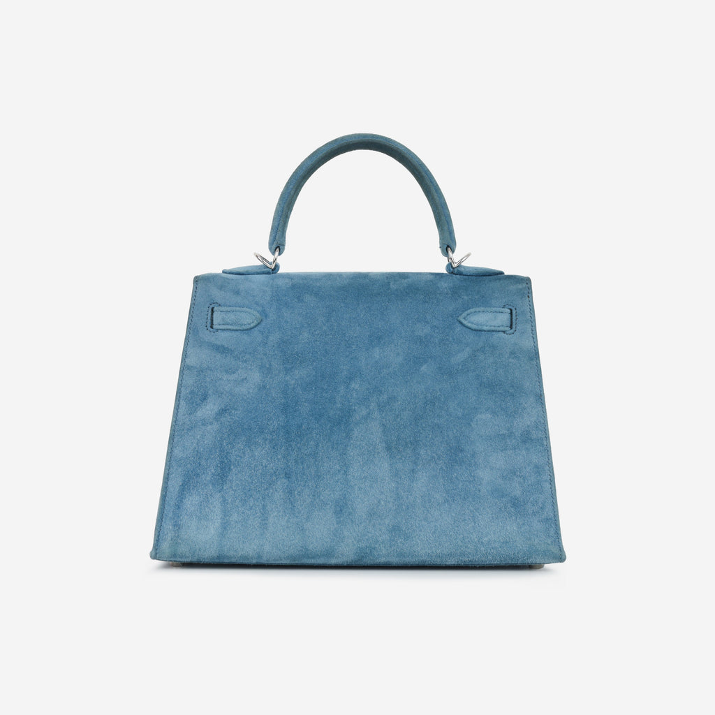 Hermès Kelly 25 - Bleu Thalassa Doblis | Palladium Hardware