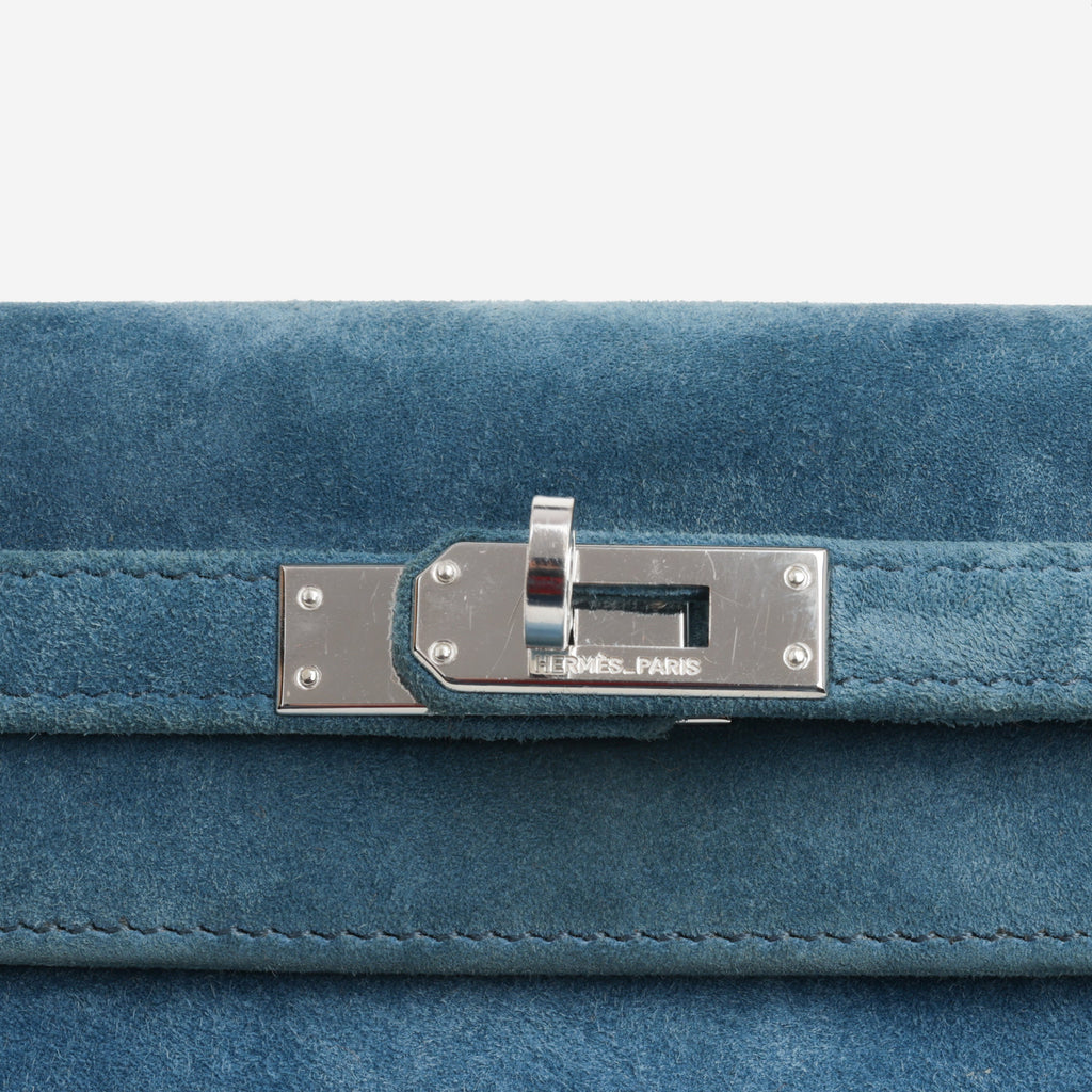 Hermès Kelly 25 - Bleu Thalassa Doblis | Palladium Hardware