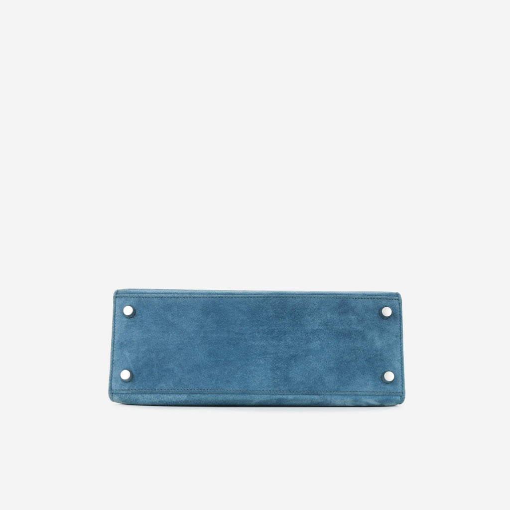 Hermès Kelly 25 - Bleu Thalassa Doblis | Palladium Hardware