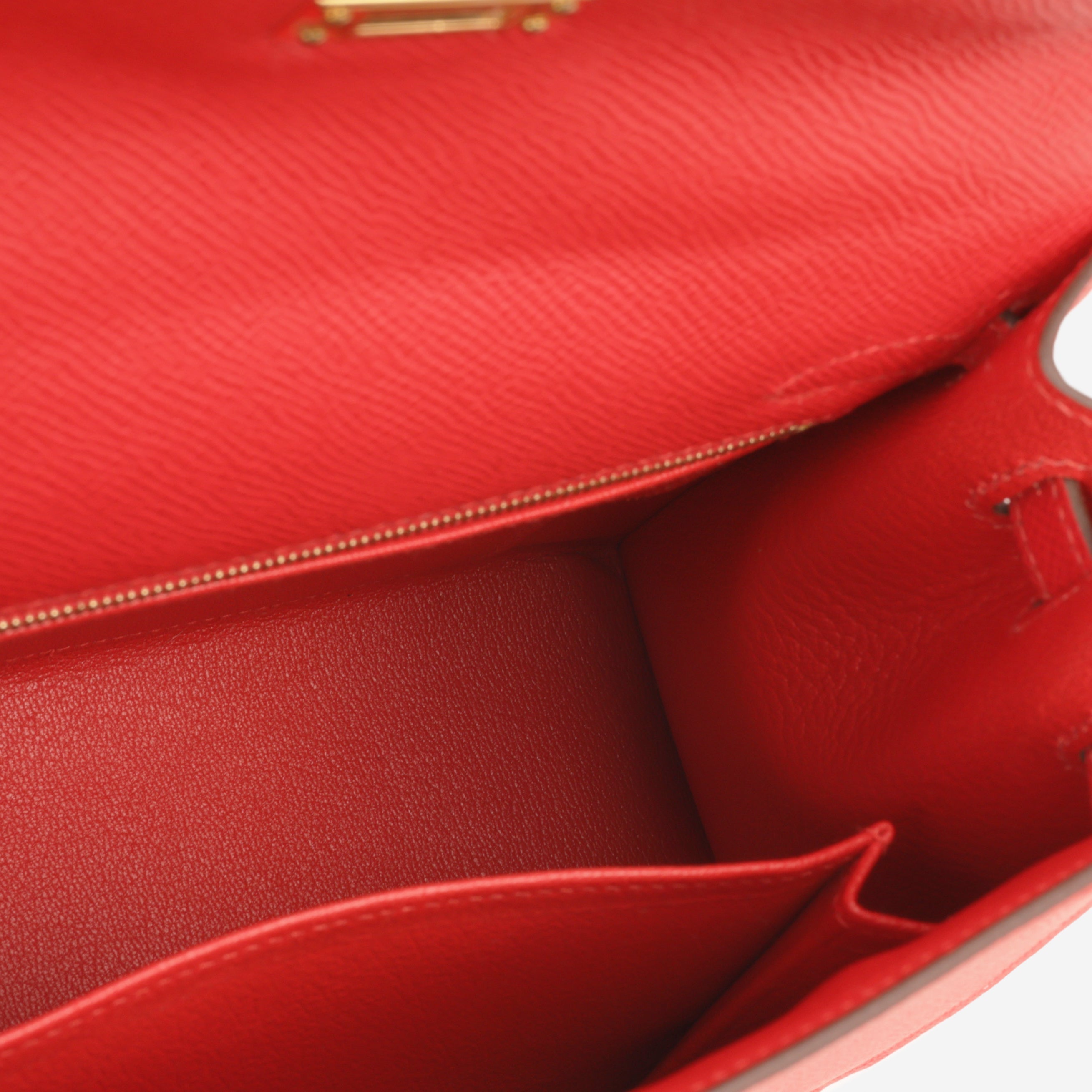 Hermès Kelly 25 - Rouge Radieux Epsom | Gold Hardware