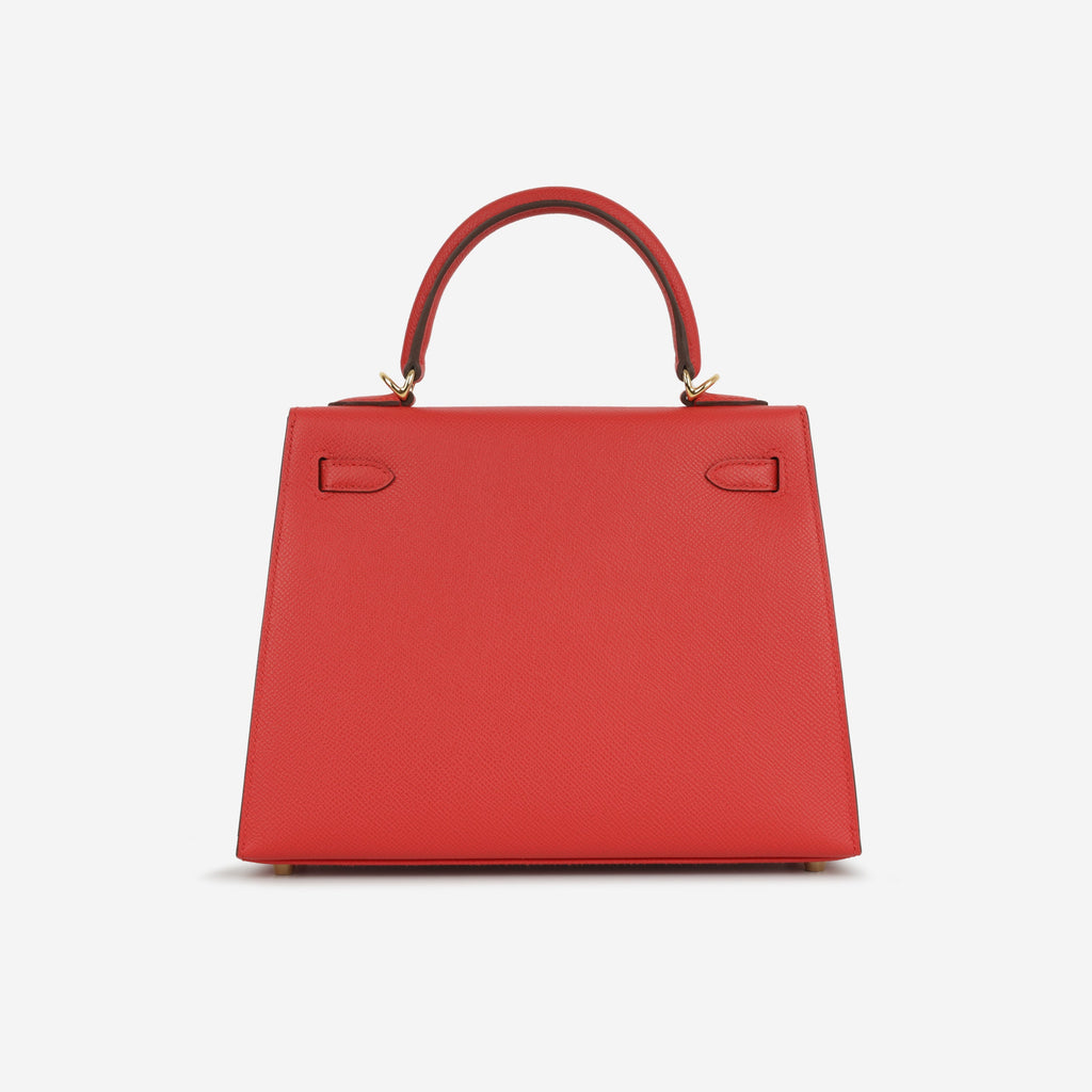 Hermès Kelly 25 - Rouge Radieux Epsom | Gold Hardware