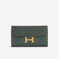Hermès Constance To Go - Vert Titien Ostrich | Gold Hardware