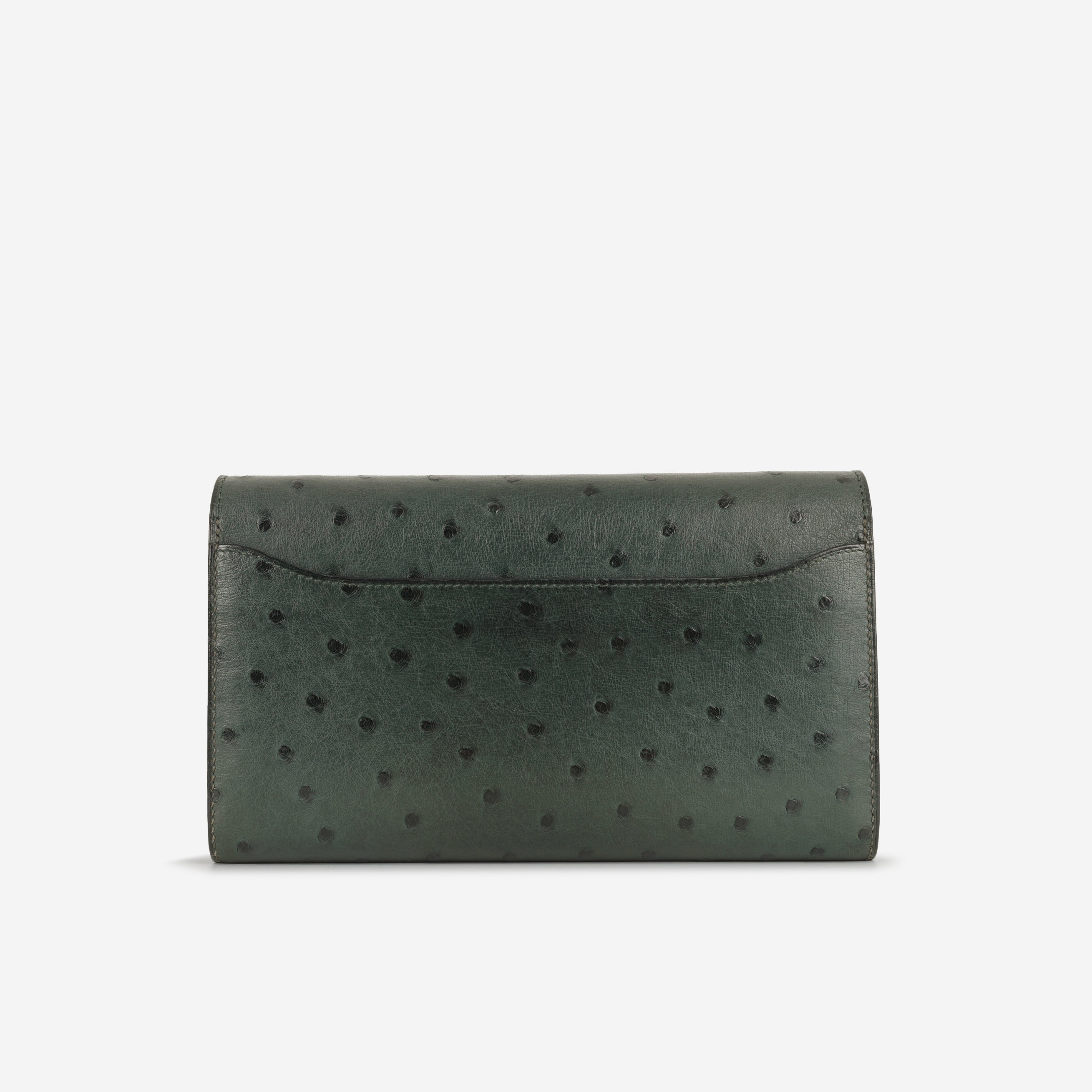 Hermès Constance To Go - Vert Titien Ostrich | Gold Hardware