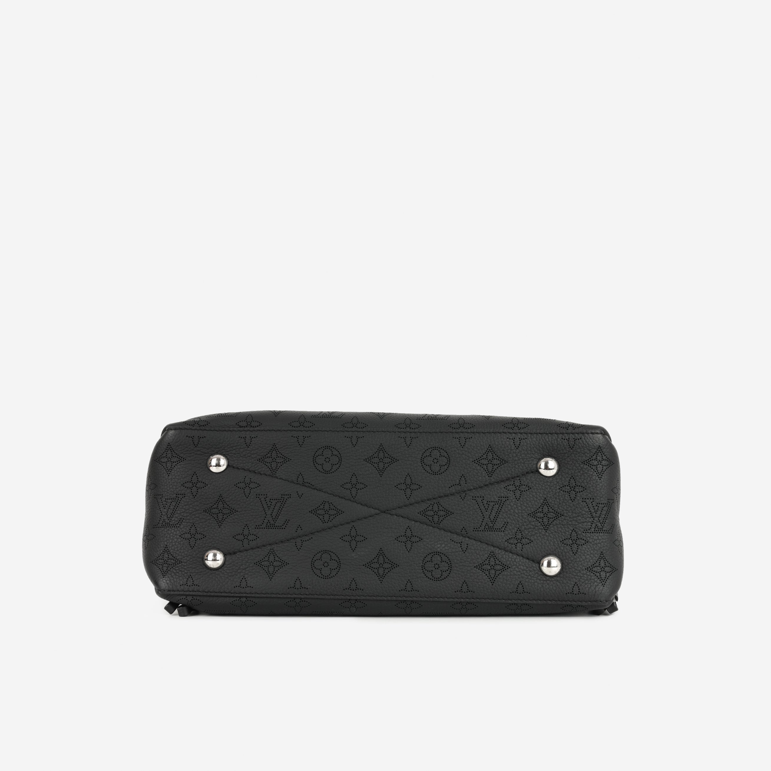 Louis Vuitton Bella Tote - Black Mahina | Silver Hardware