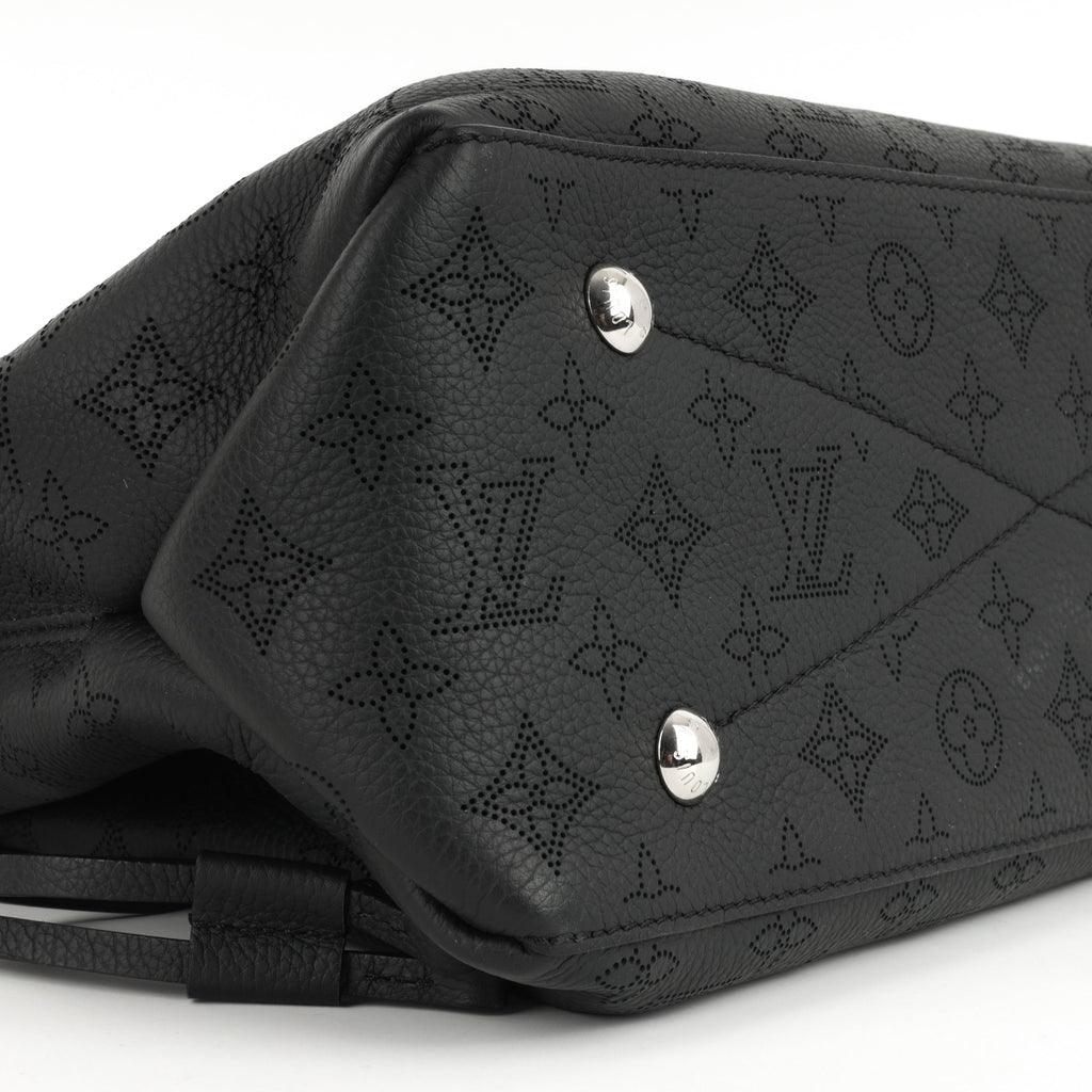 Louis Vuitton Bella Tote - Black Mahina | Silver Hardware