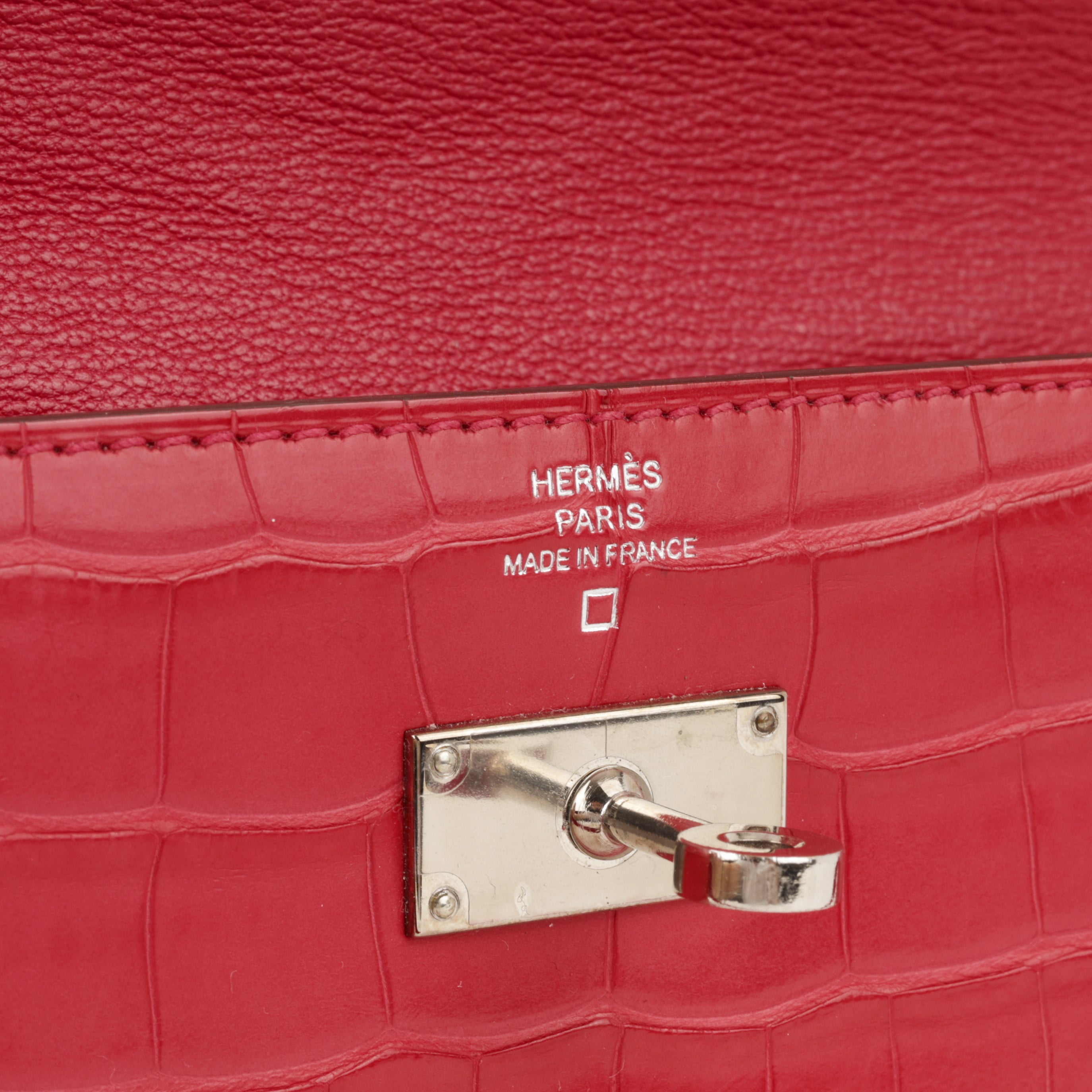 Hermès Kelly Wallet - Rose Extreme Matte Alligator Mississippiensis | Palladium Hardware