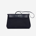 Hermès Herbag Zip Cabine Bag - Bleu Indigo / Noir Hunter | Palladium Hardware