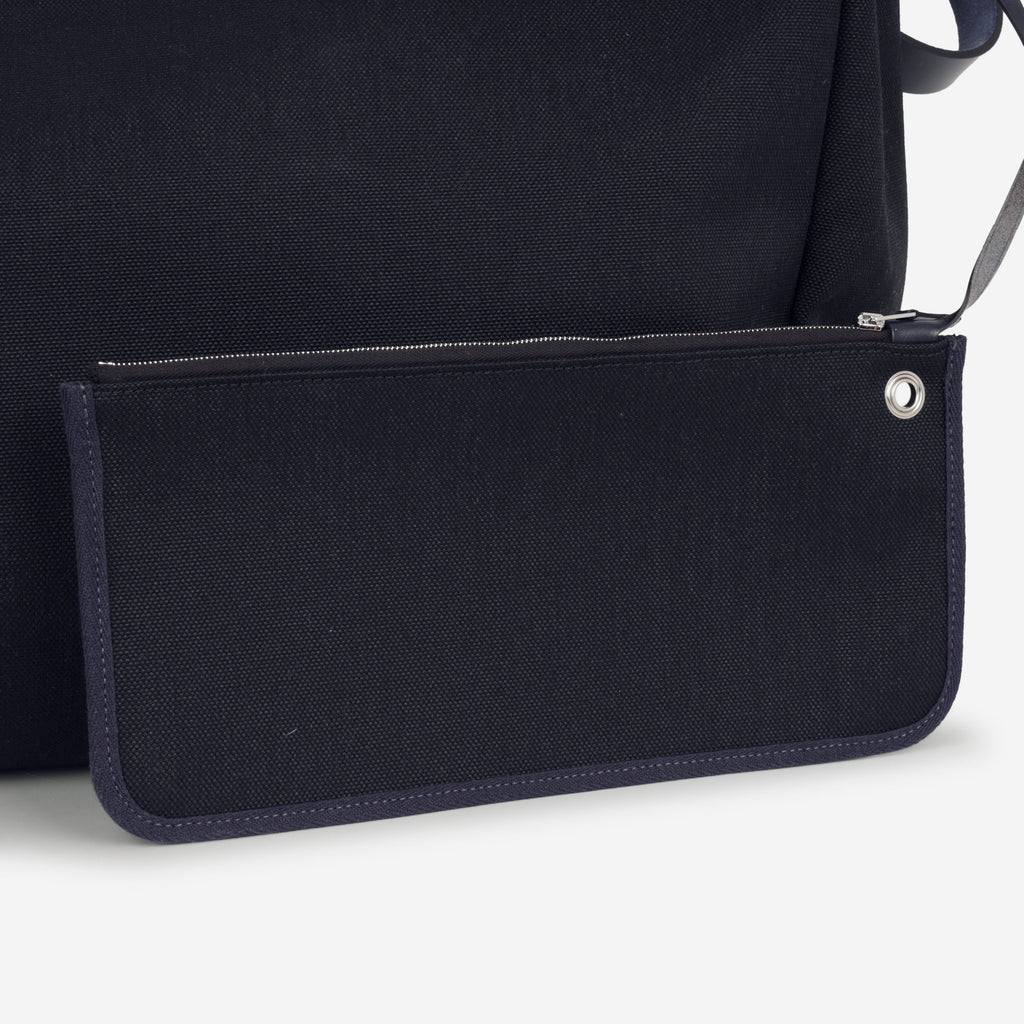 Hermès Herbag Zip Cabine Bag - Bleu Indigo / Noir Hunter | Palladium Hardware