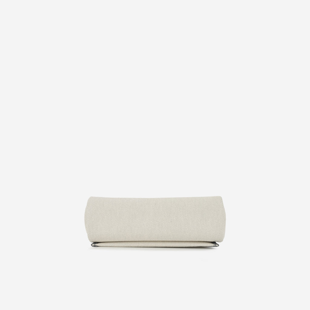 Hermès Mini Herbag 20 - Ecru / Bleu Glacier Canvas / Ardoise hunter | Palladium Hardware