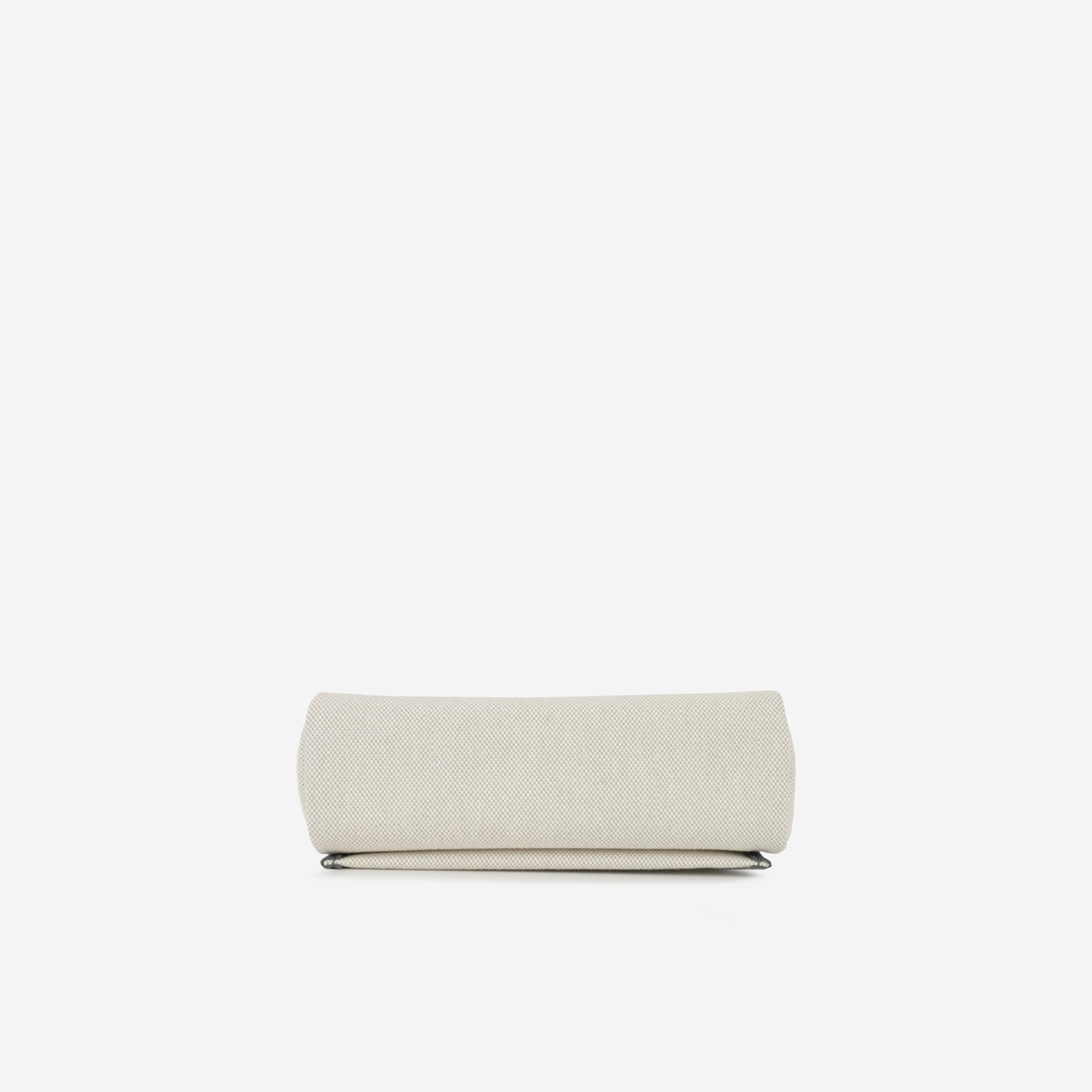 Hermès Mini Herbag 20 - Ecru / Bleu Glacier Canvas / Ardoise hunter | Palladium Hardware