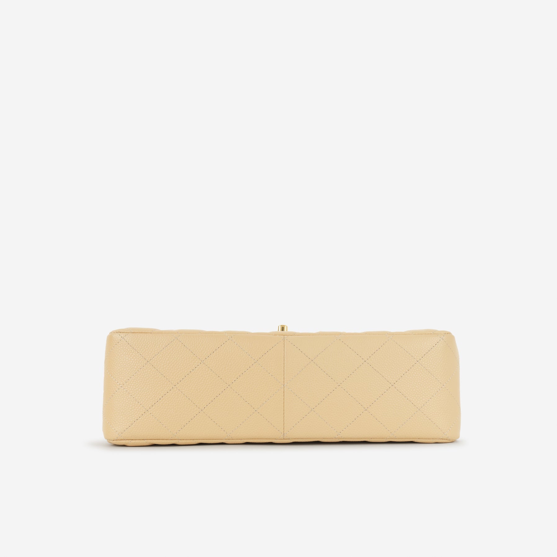 Chanel Classic Jumbo Double Flap - Beige Caviar | Gold Hardware