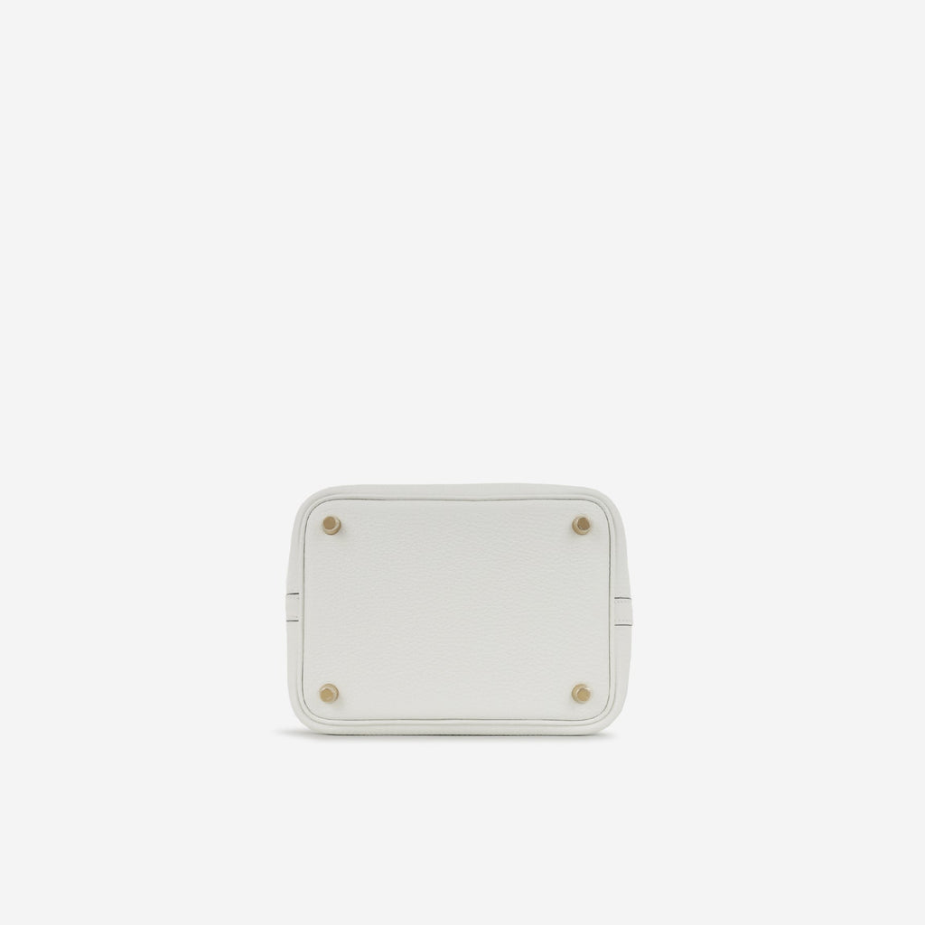 Hermès Picotin 18 - New White Clemence | Gold Hardware