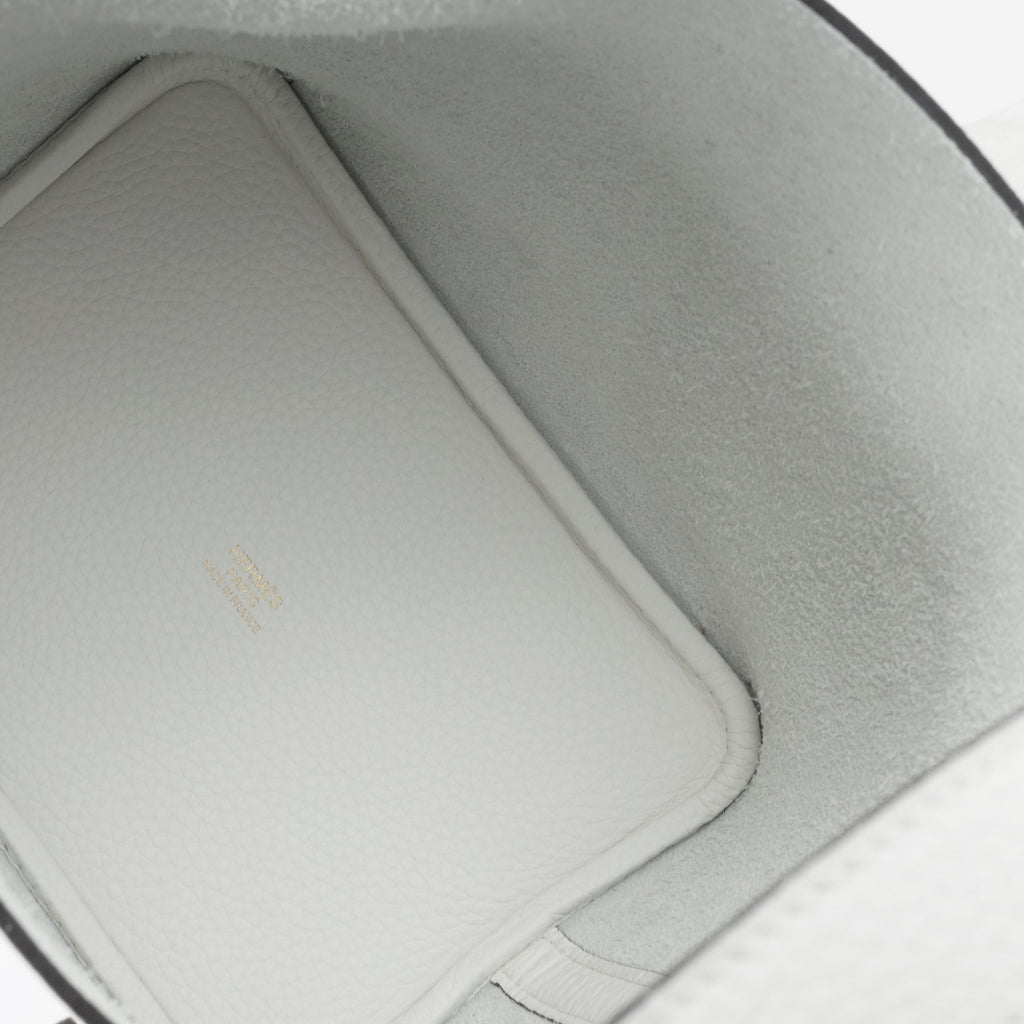 Hermès Picotin 18 - New White Clemence | Gold Hardware