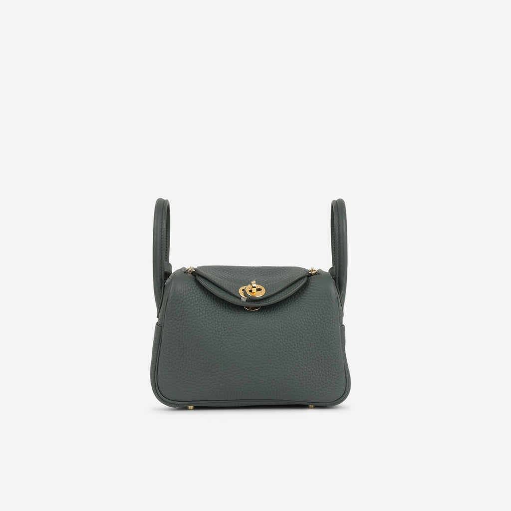 Mini Lindy - Vert Mangrove Clemence | Gold Hardware