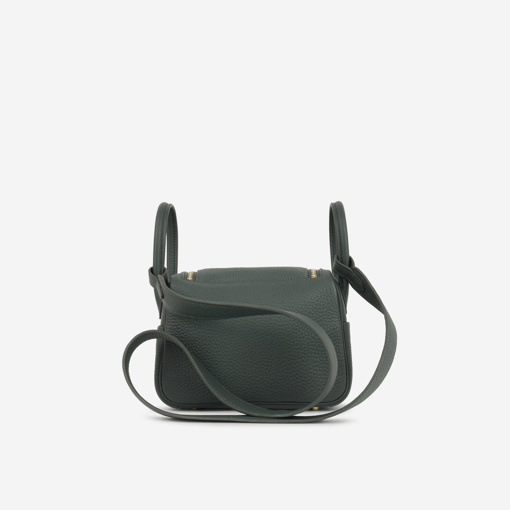 Mini Lindy - Vert Mangrove Clemence | Gold Hardware