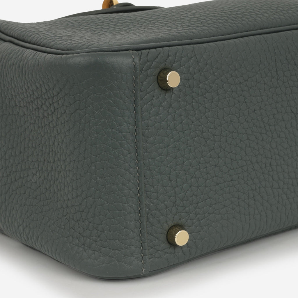 Mini Lindy - Vert Mangrove Clemence | Gold Hardware
