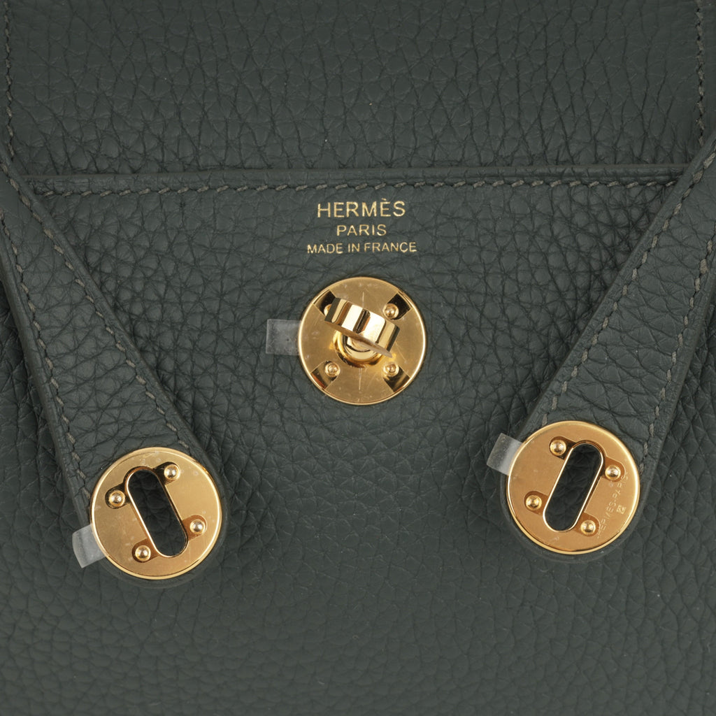 Mini Lindy - Vert Mangrove Clemence | Gold Hardware