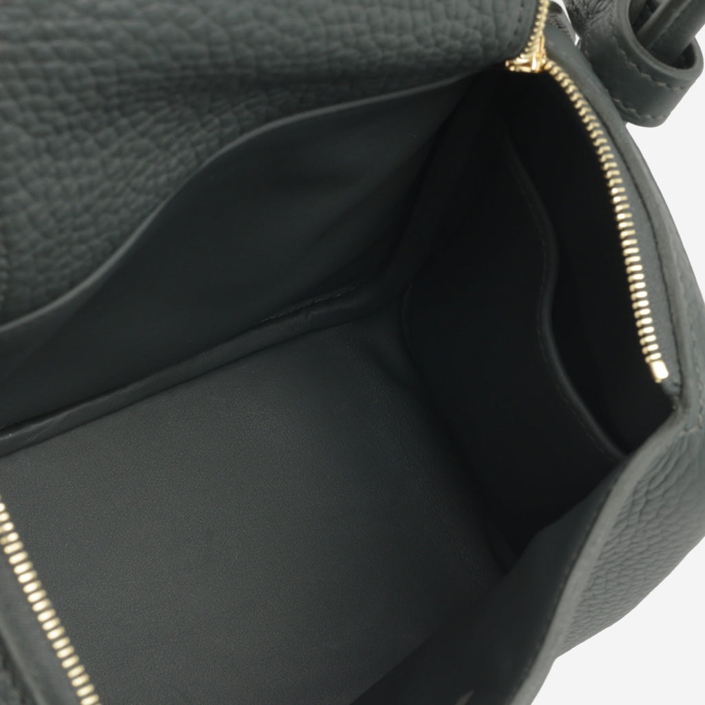 Mini Lindy - Vert Mangrove Clemence | Gold Hardware