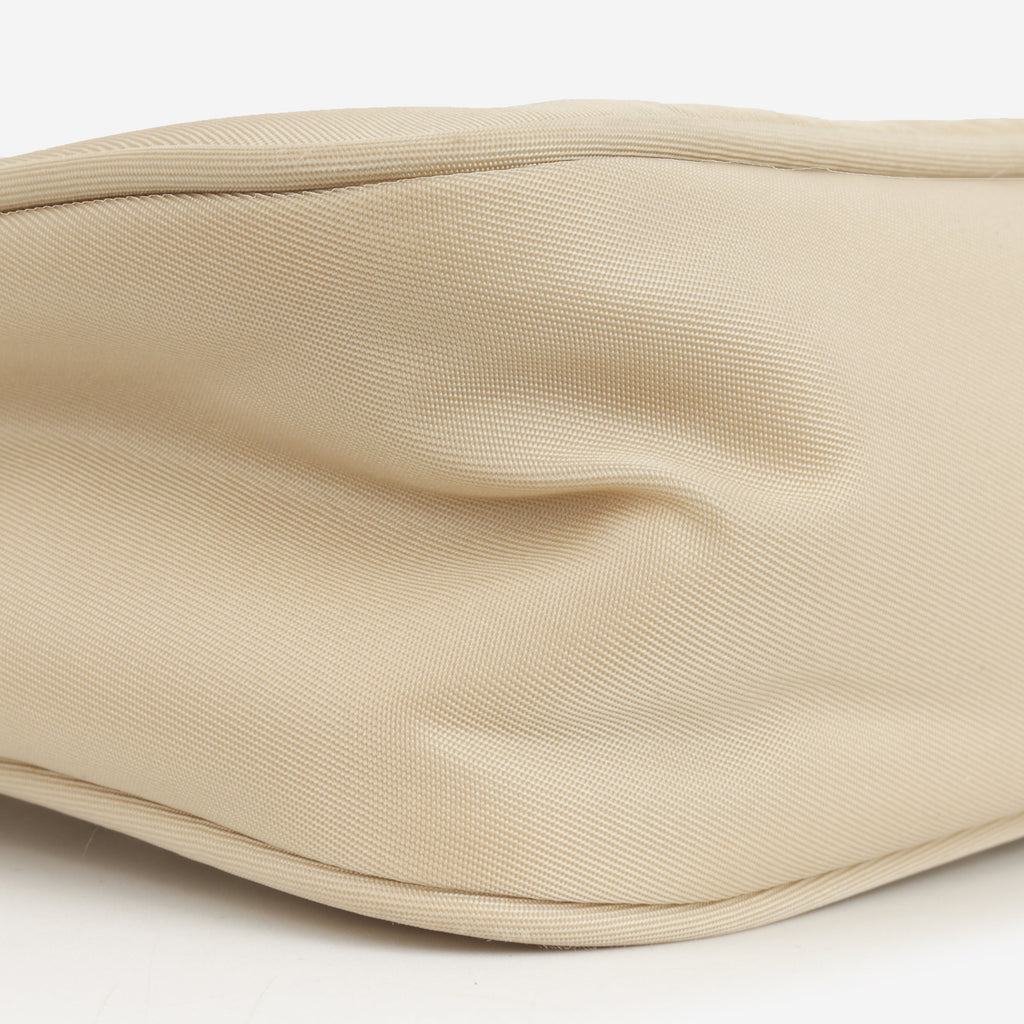 Prada Re-Edition 2000- Beige Nylon | Silver Hardware