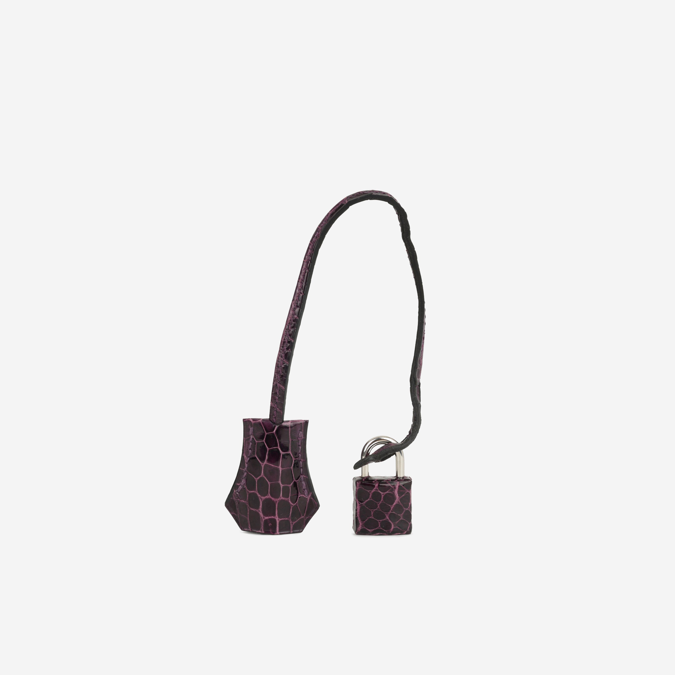 Hermès Kelly 40 - Amethyst Crocodile Porosus | Palladium Hardware