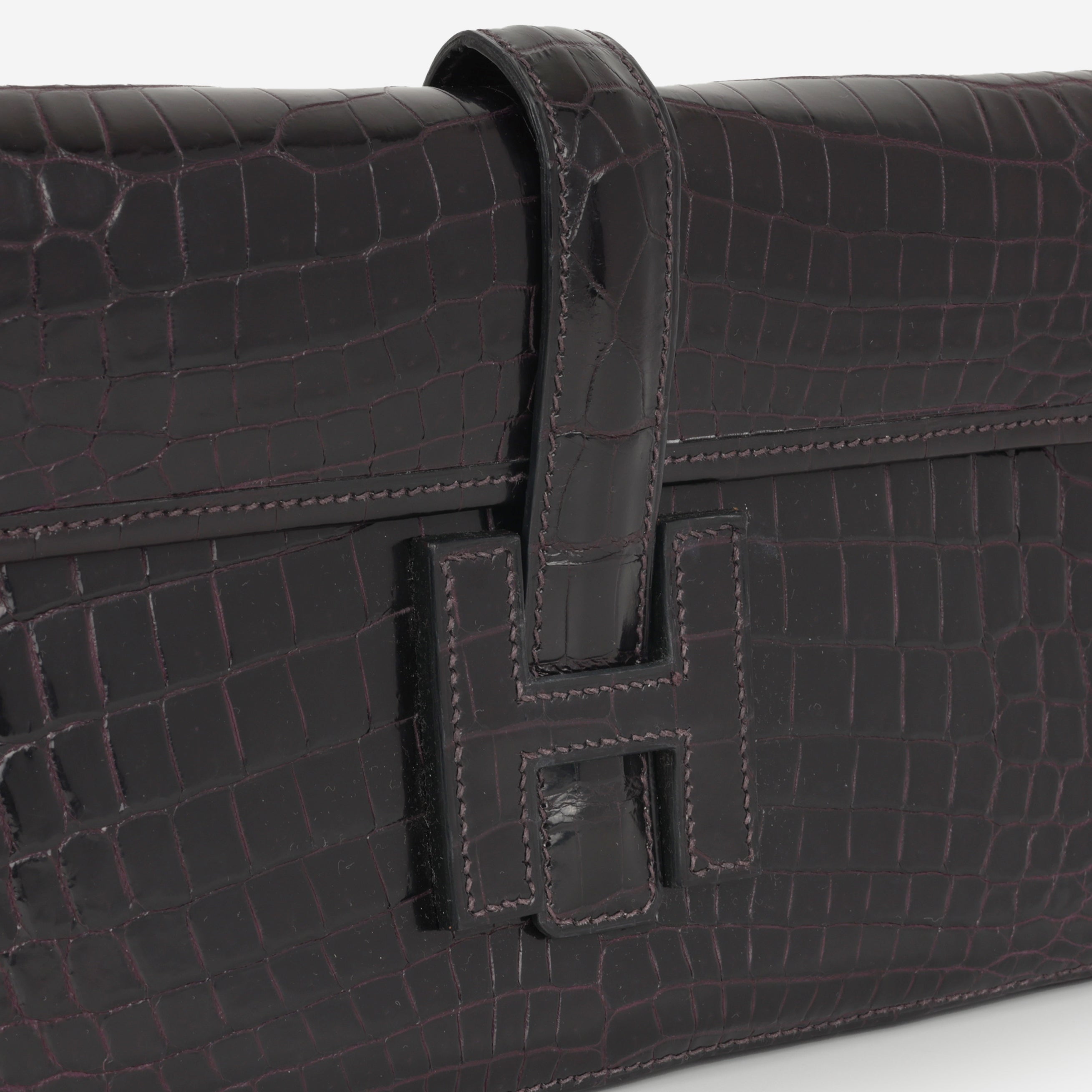 Hermès Jige Clutch 29 - Iris Crocodile Niloticus