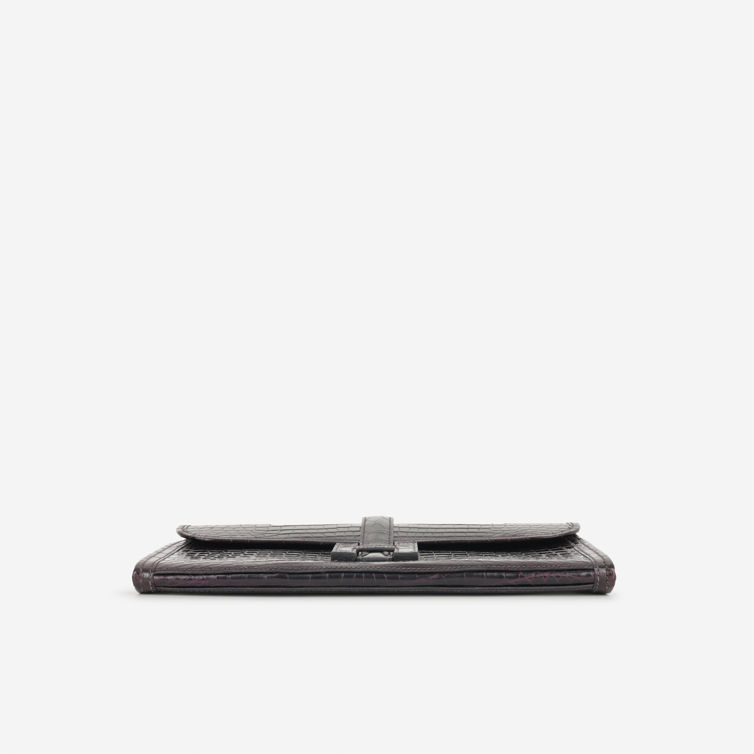 Hermès Jige Clutch 29 - Iris Crocodile Niloticus
