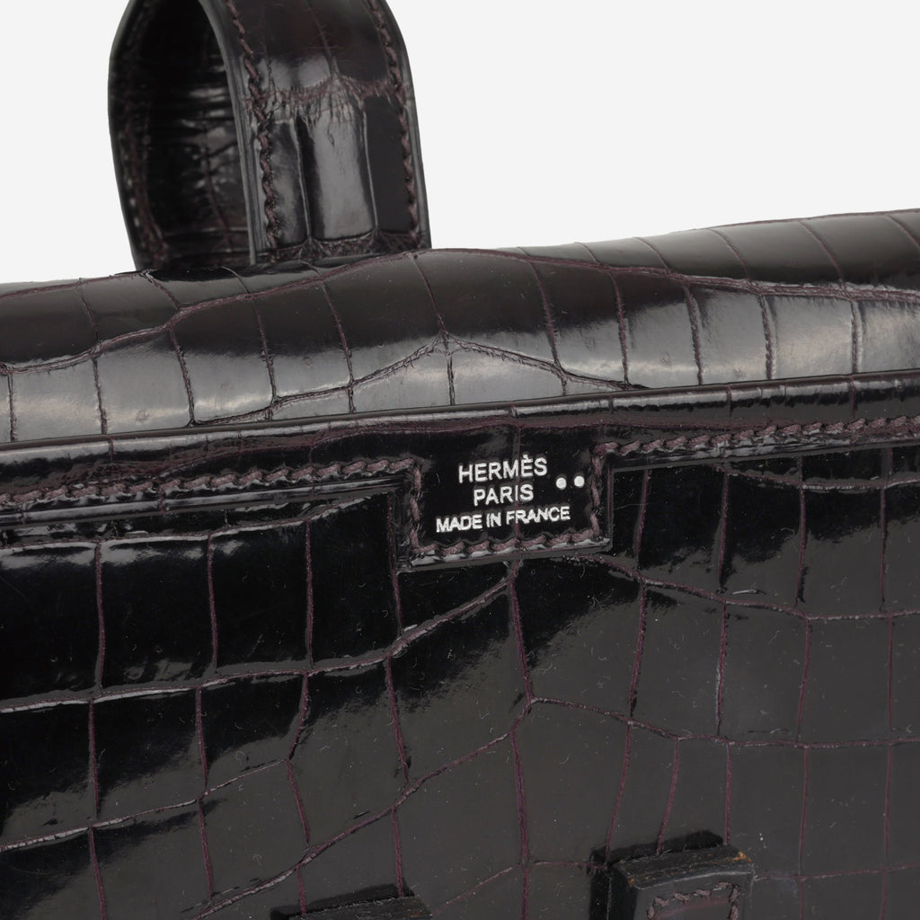 Hermès Jige Clutch 29 - Iris Crocodile Niloticus