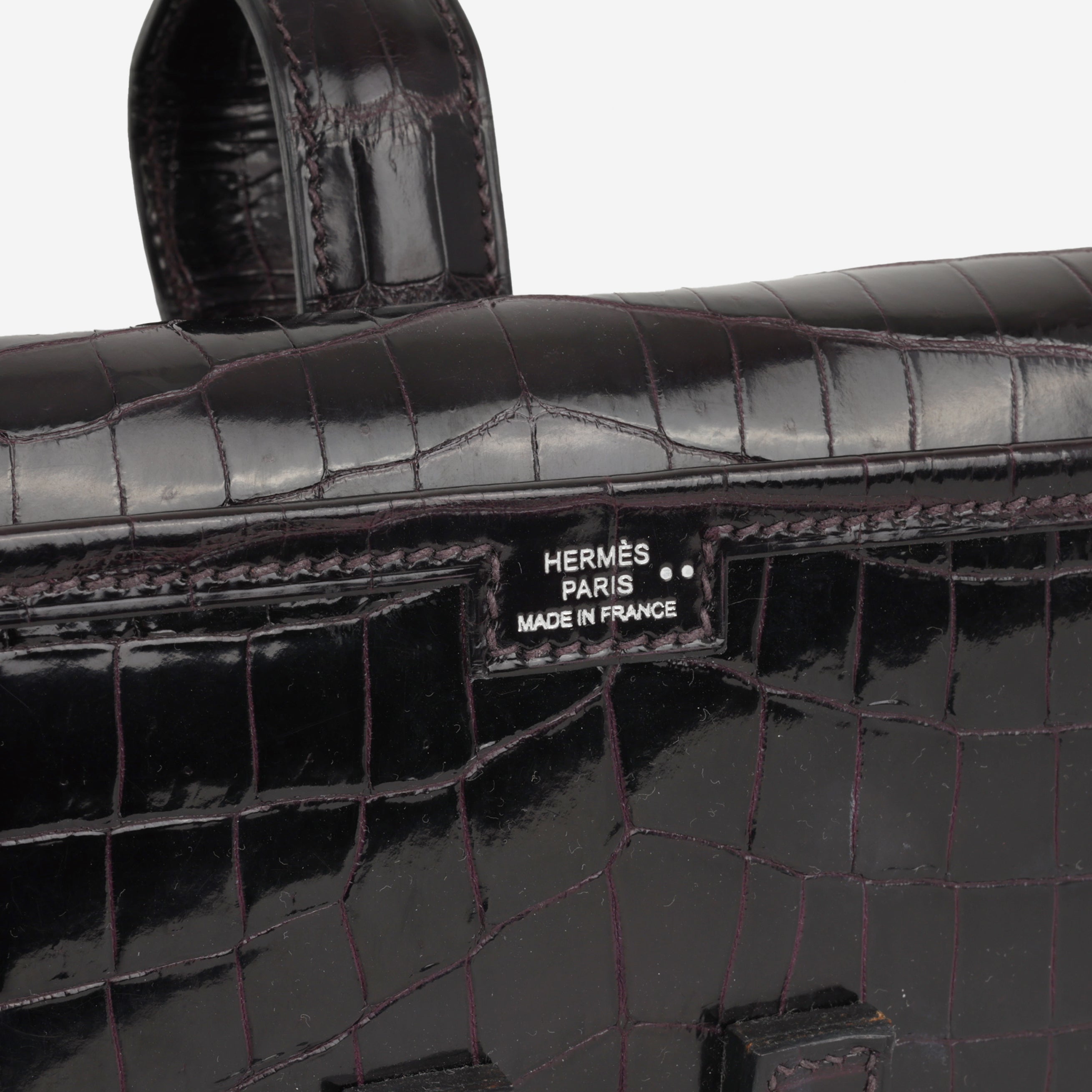 Hermès Jige Clutch 29 - Iris Crocodile Niloticus