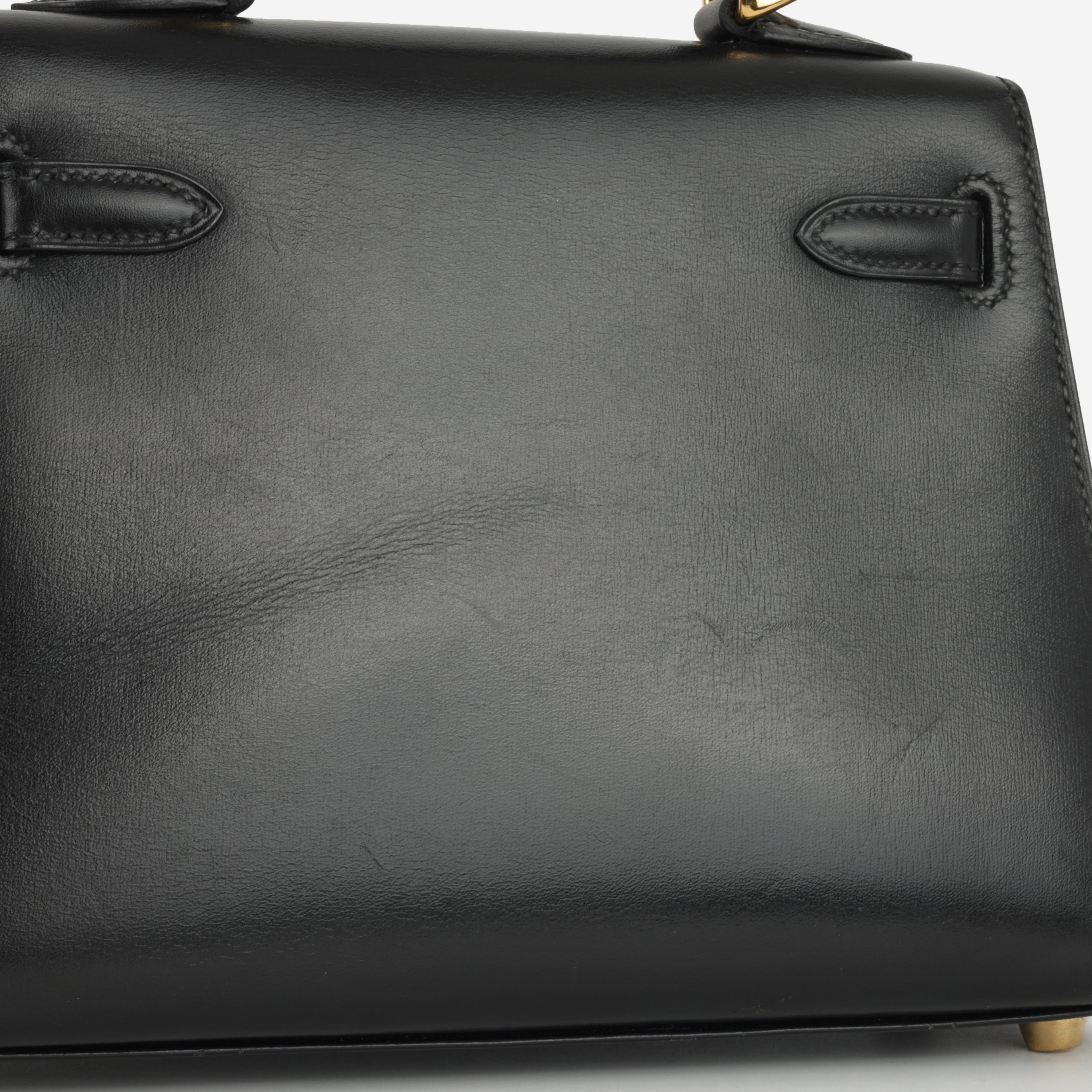Hermès Vintage Kelly 20 - Black Box Calf | Gold Hardware
