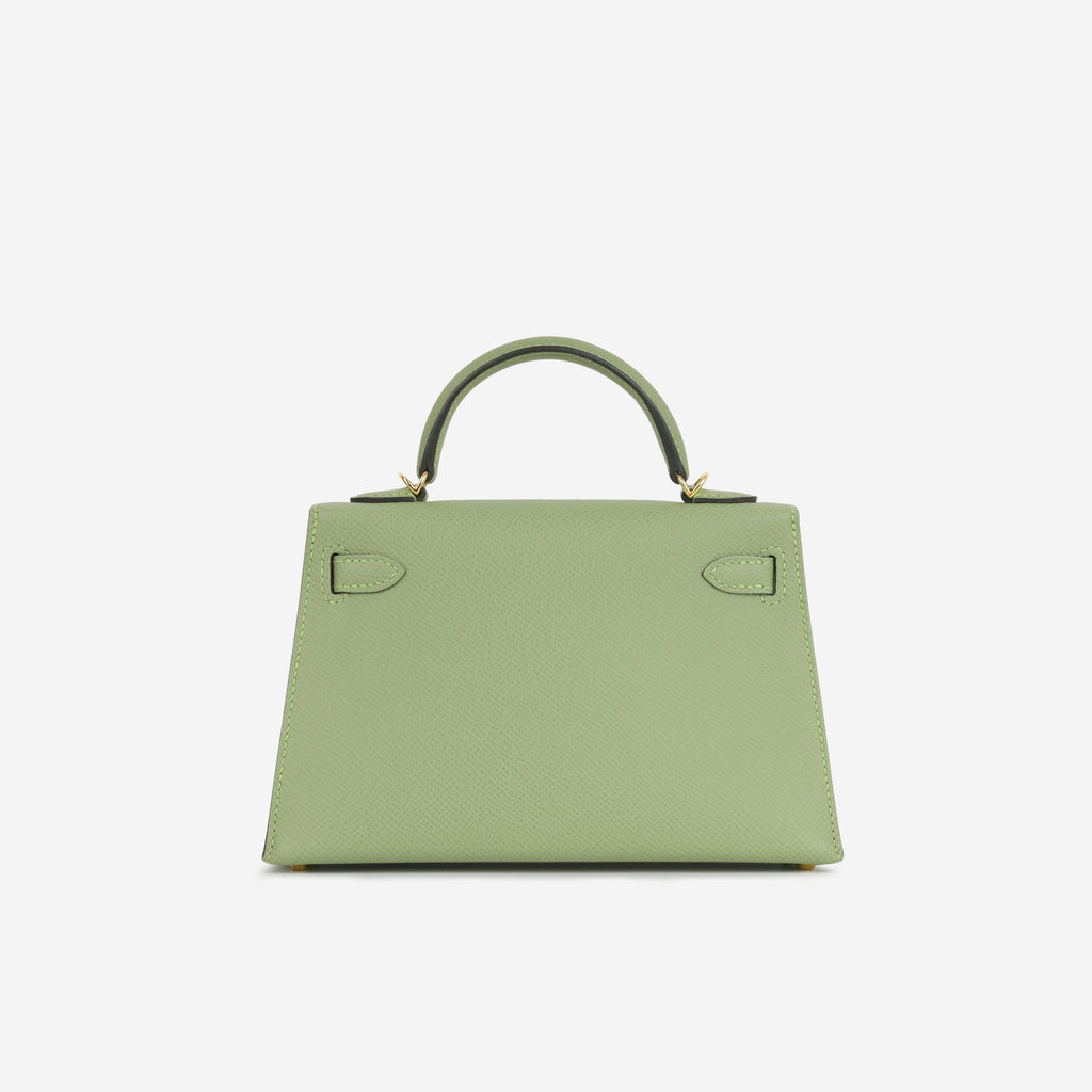 Hermès HSS Mini Kelly 20 - Vert Criquet/ Vert Moyen | Gold Hardware