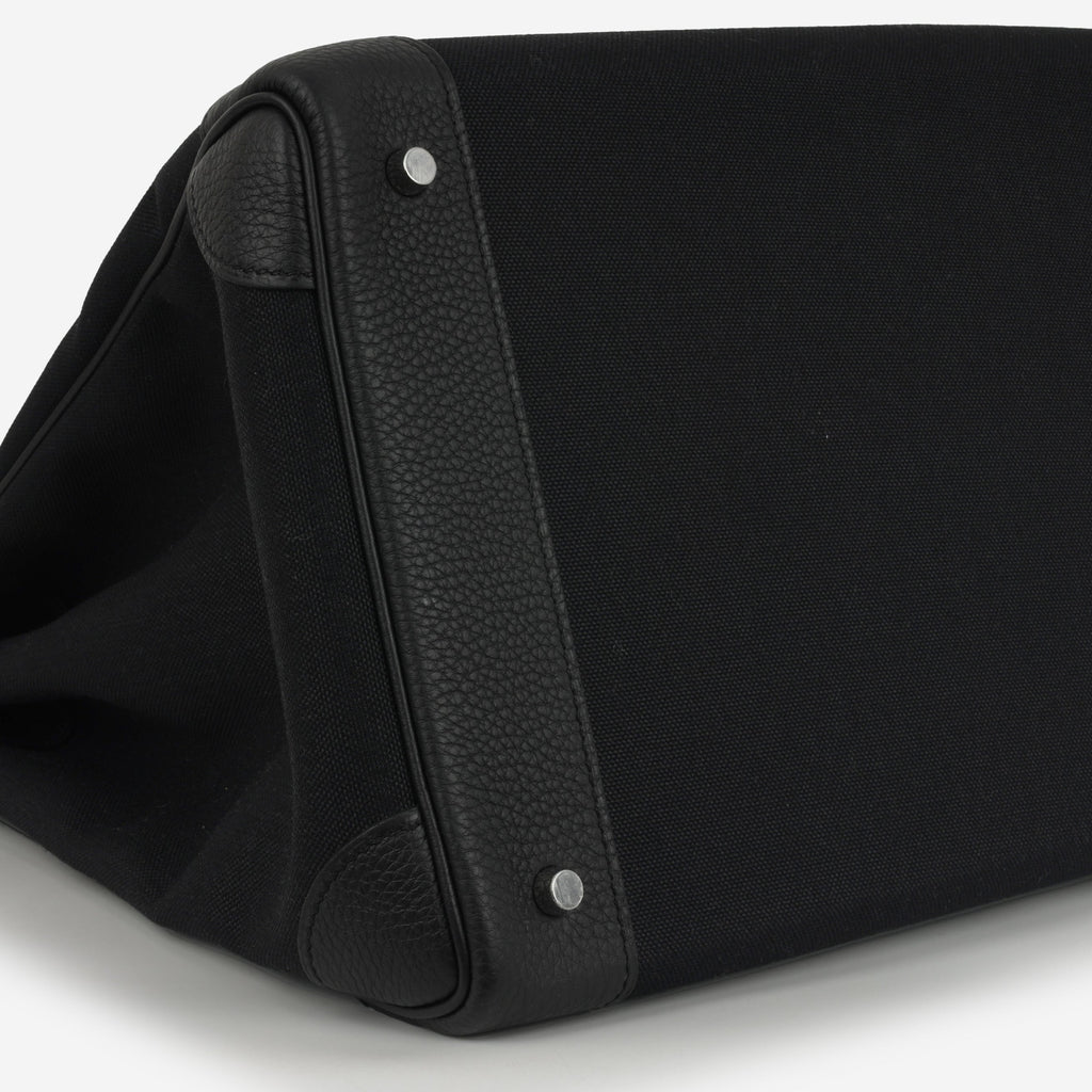 Hermès HAC 40 - Noir Toile/Togo | Palladium Hardware