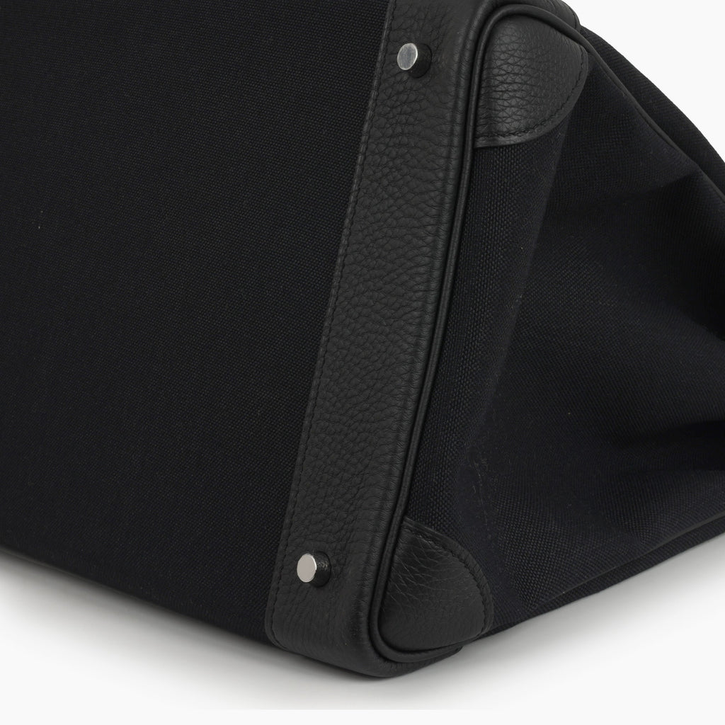 Hermès HAC 40 - Noir Toile/Togo | Palladium Hardware