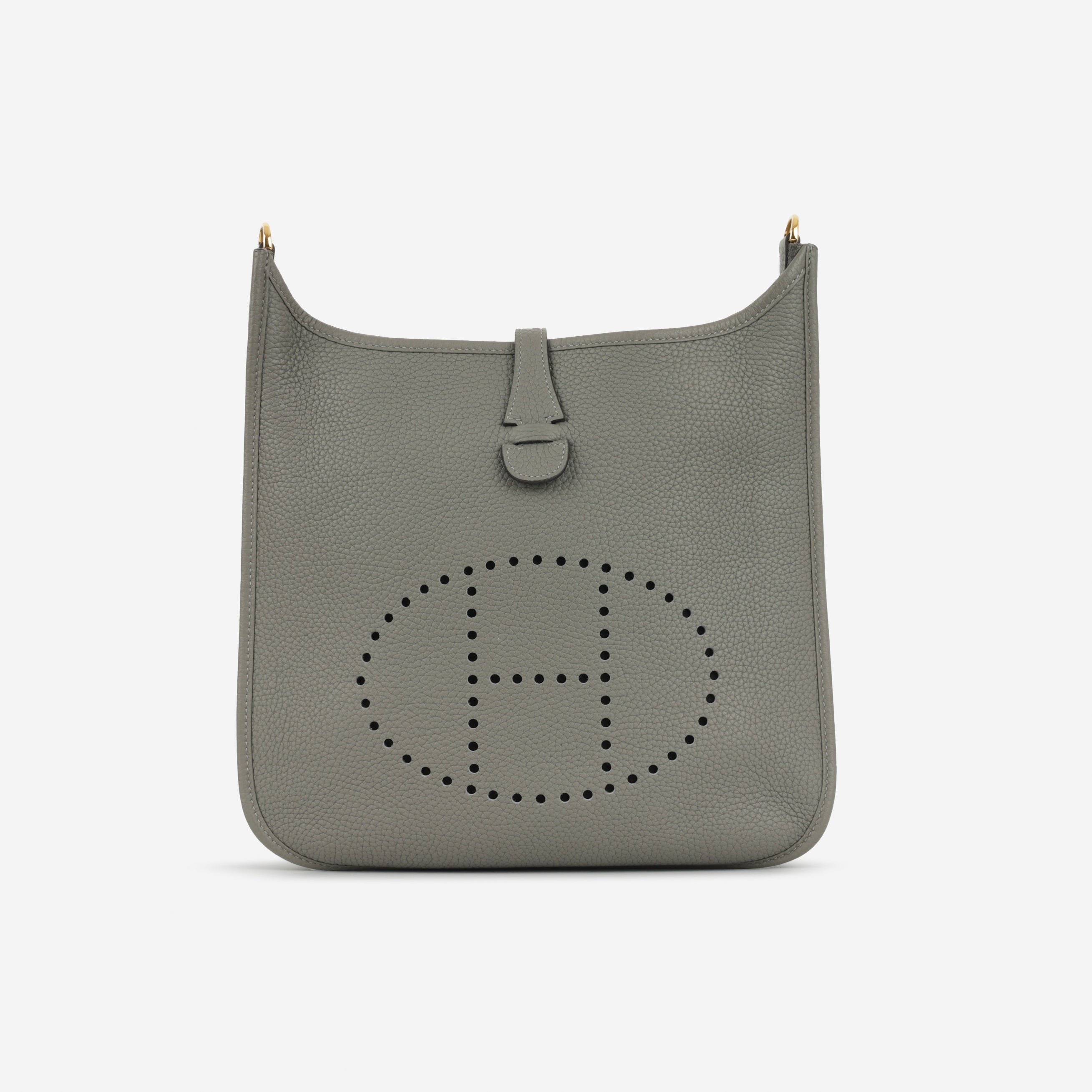 Hermès Evelyne PM - Gris Meyer Clemence | Gold Hardware