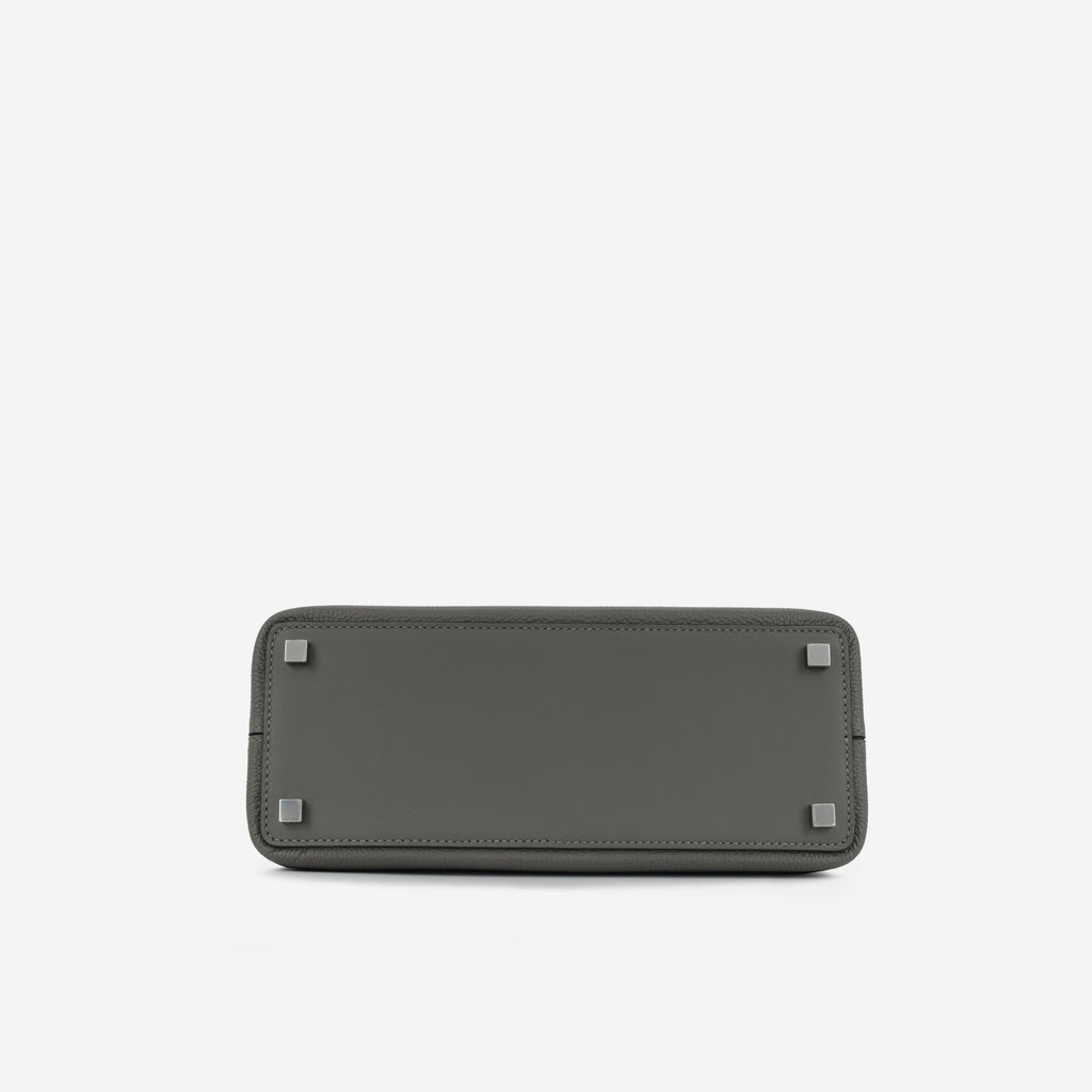 Hermès Medor Bag - Gris Meyer Togo / Swift | Palladium Hardware