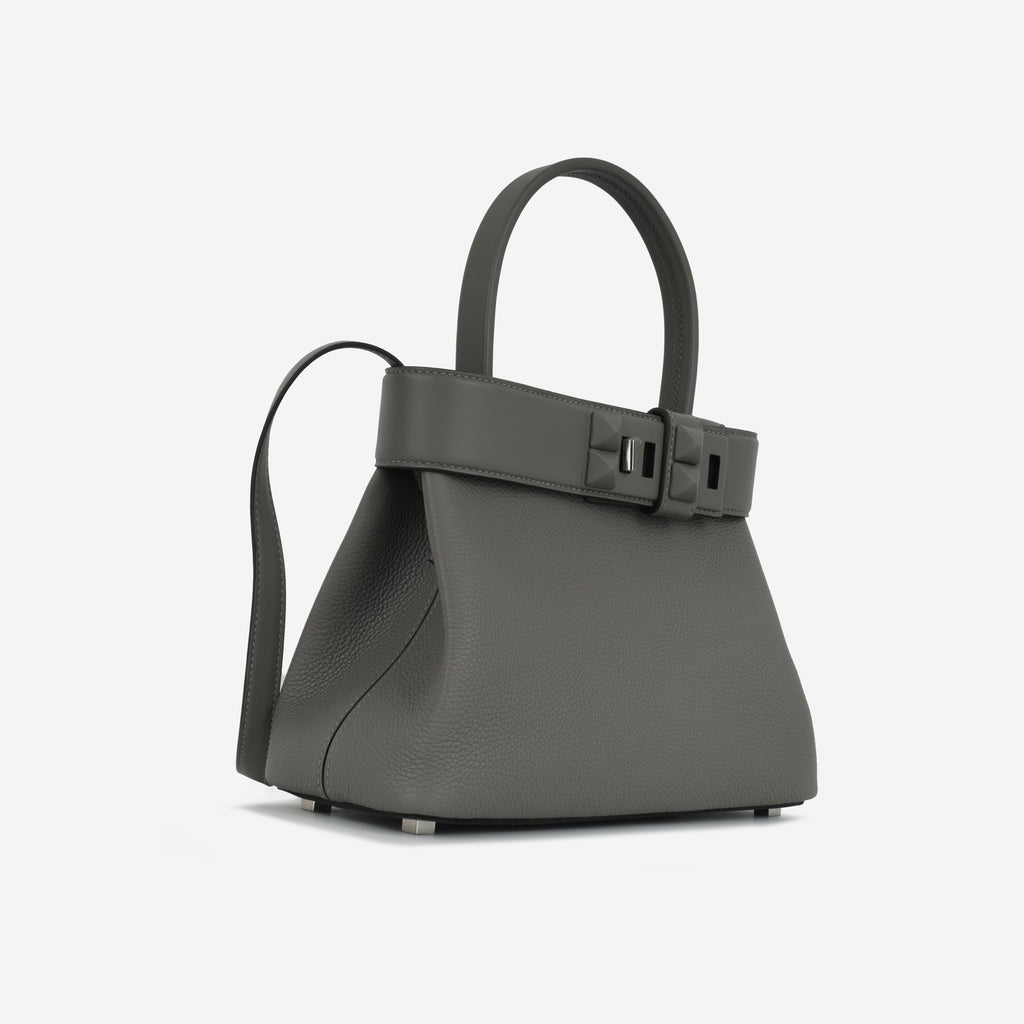 Hermès Medor Bag - Gris Meyer Togo / Swift | Palladium Hardware