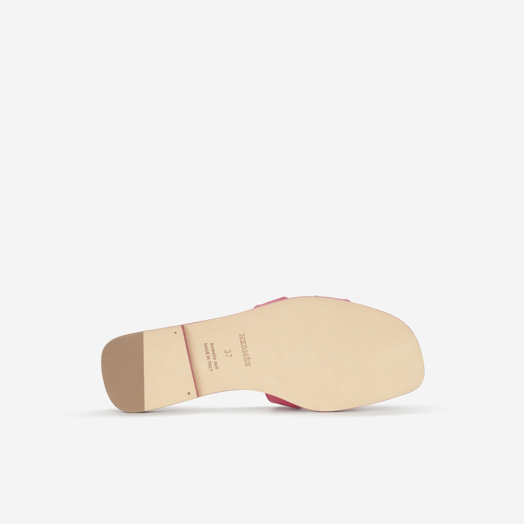 Hermès Oran Sandals - Framboise Epsom