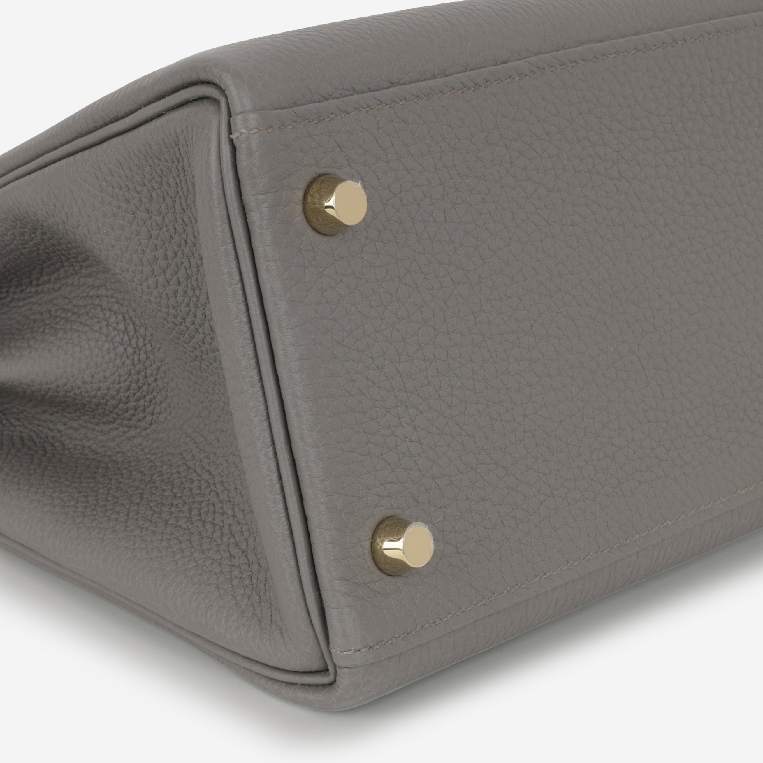 Hermès Kelly 28 - Gris Etain Togo | Gold Hardware