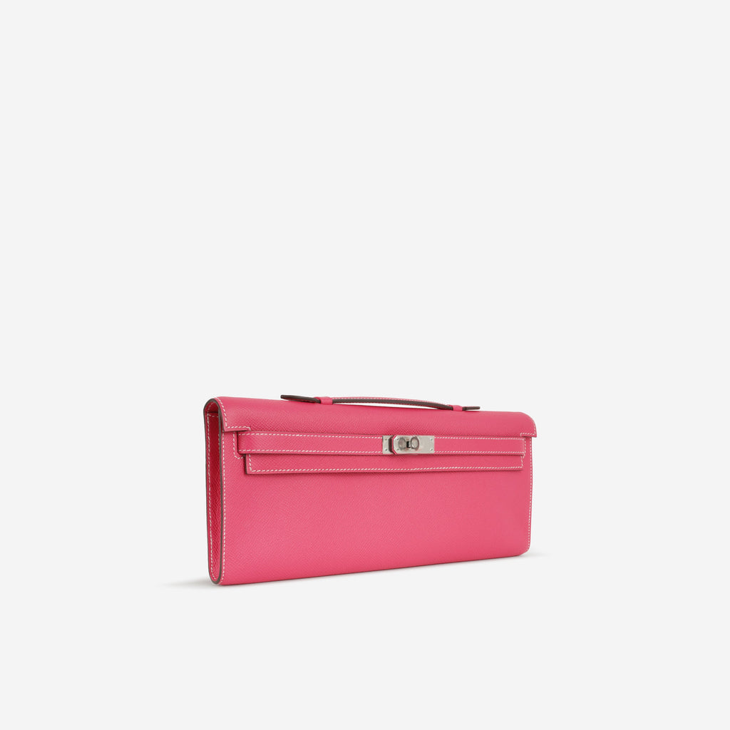 Hermès Kelly Cut - Rose Tyrien Epsom | Palladium Hardware