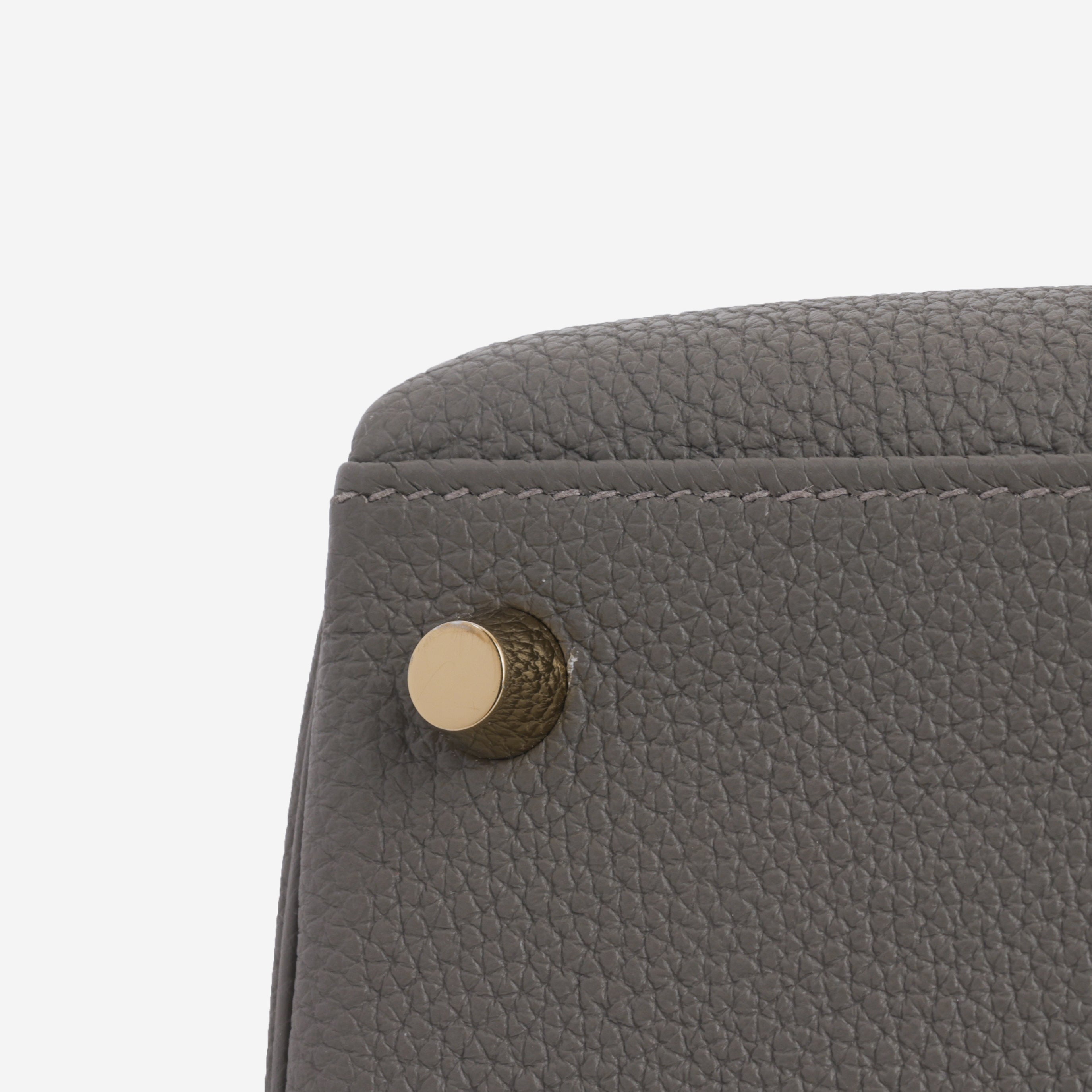 Hermès Kelly 25 - Gris Meyer Togo | Gold Hardware