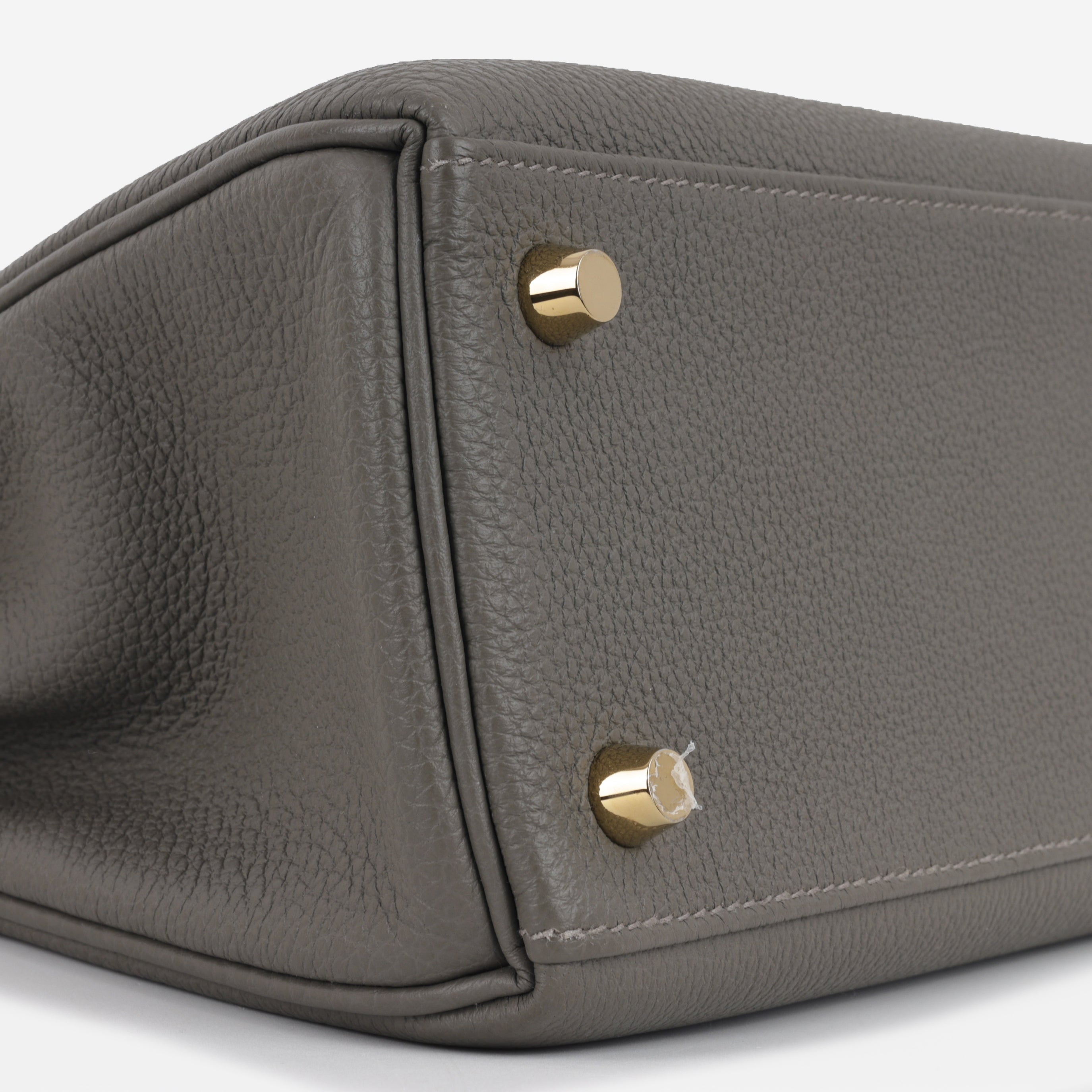 Hermès Kelly 25 - Gris Meyer Togo | Gold Hardware